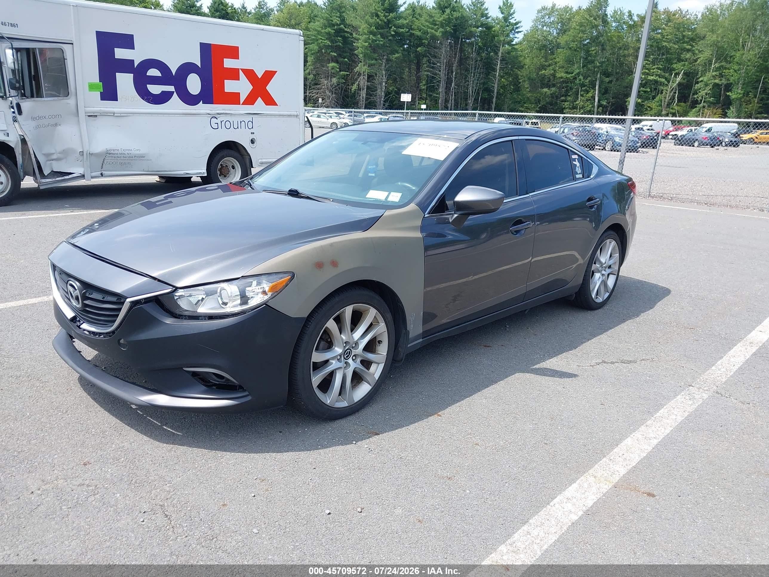 2015 Mazda Mazda6 I Touring Black vin: JM1GJ1V69F1170617
