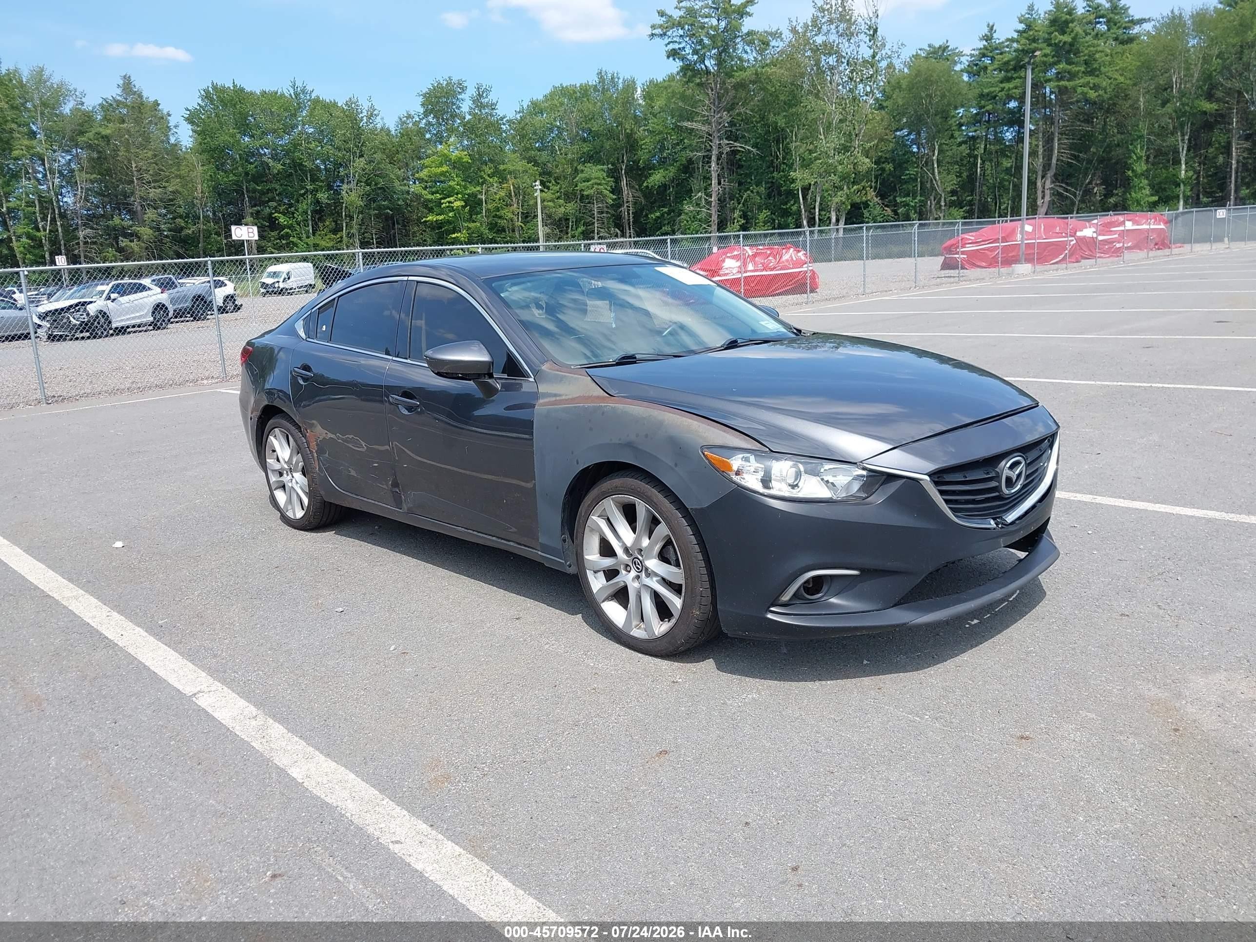2015 Mazda Mazda6 I Touring Black vin: JM1GJ1V69F1170617