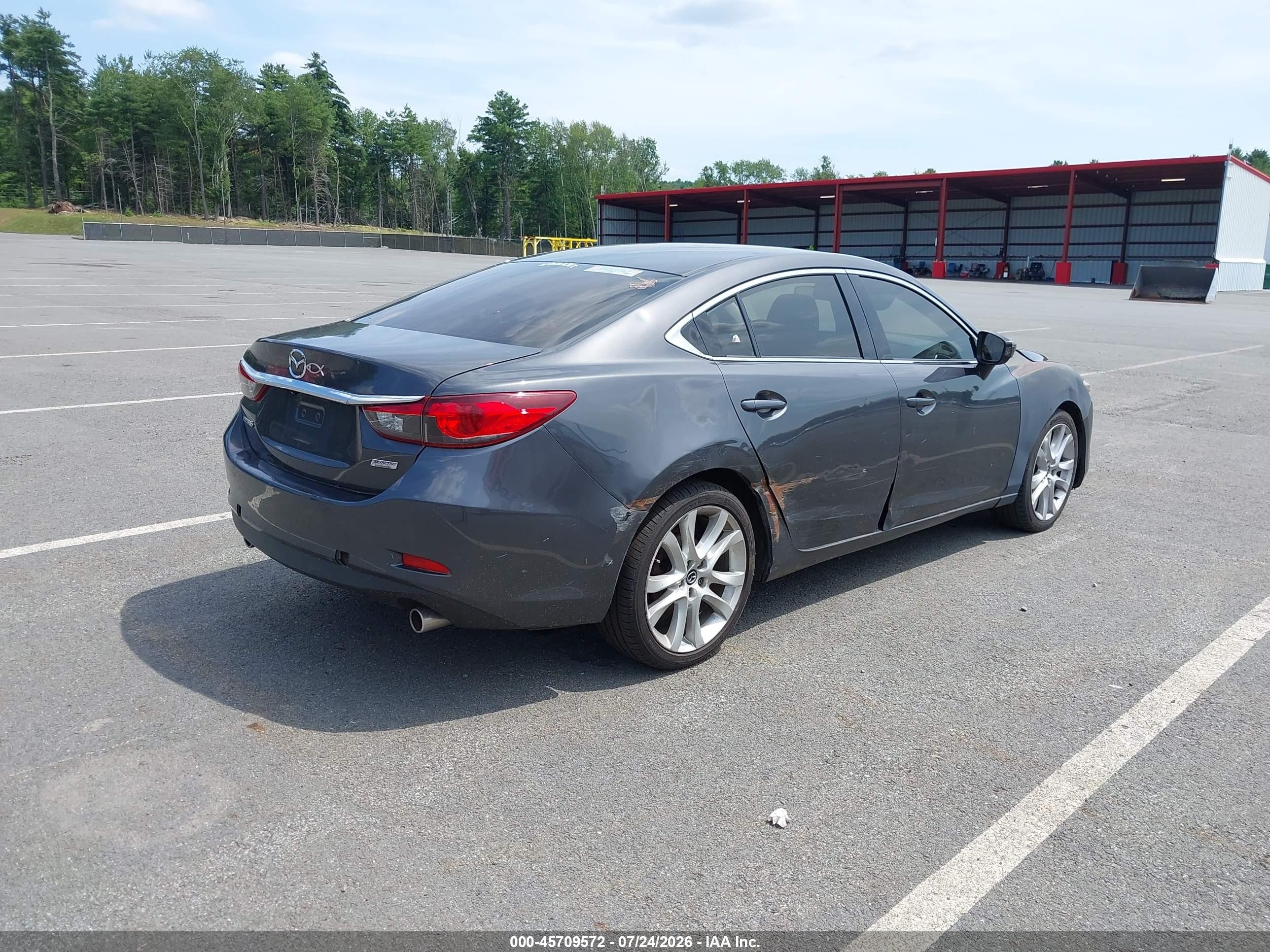 2015 Mazda Mazda6 I Touring Black vin: JM1GJ1V69F1170617