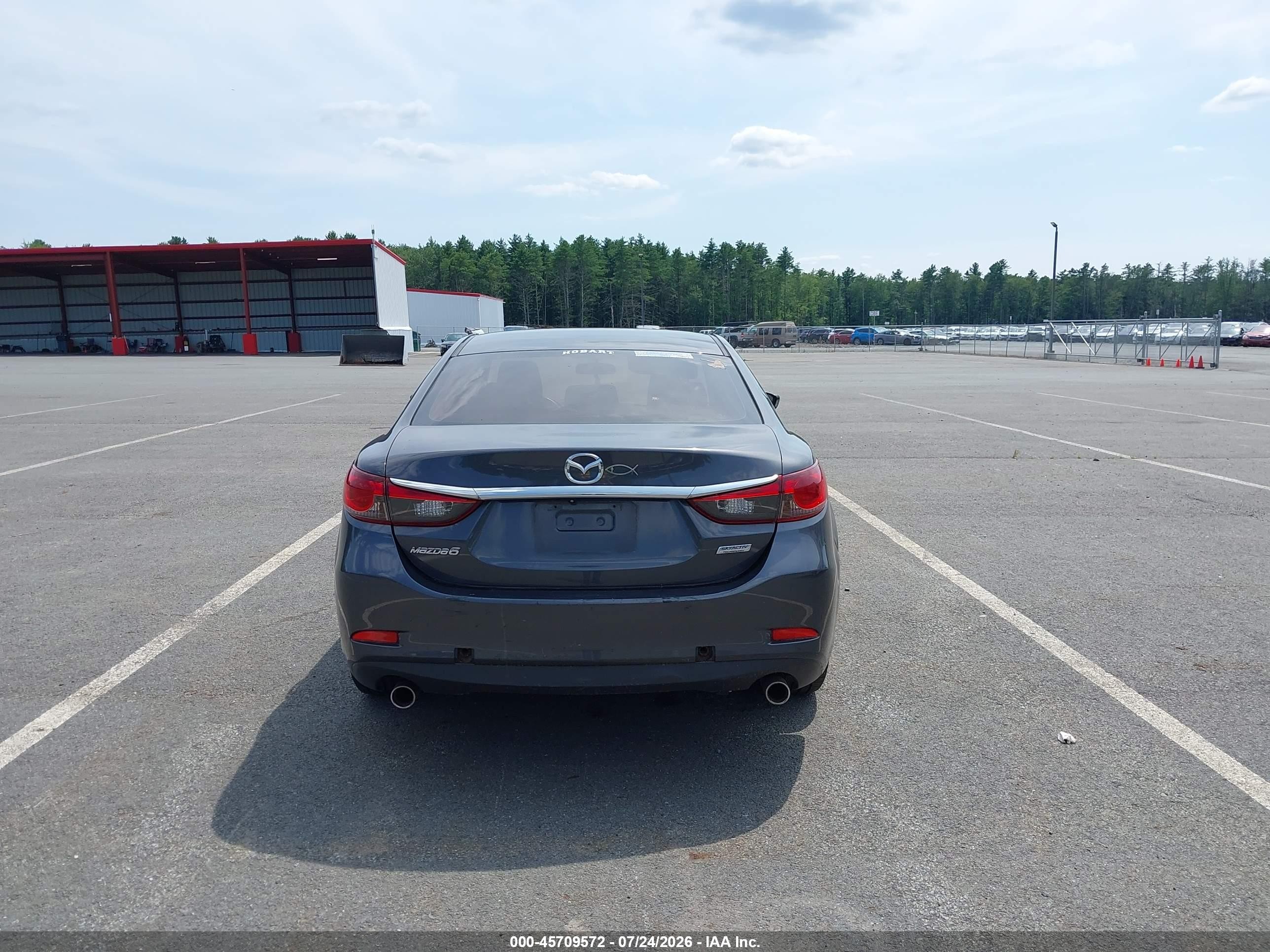 2015 Mazda Mazda6 I Touring Black vin: JM1GJ1V69F1170617