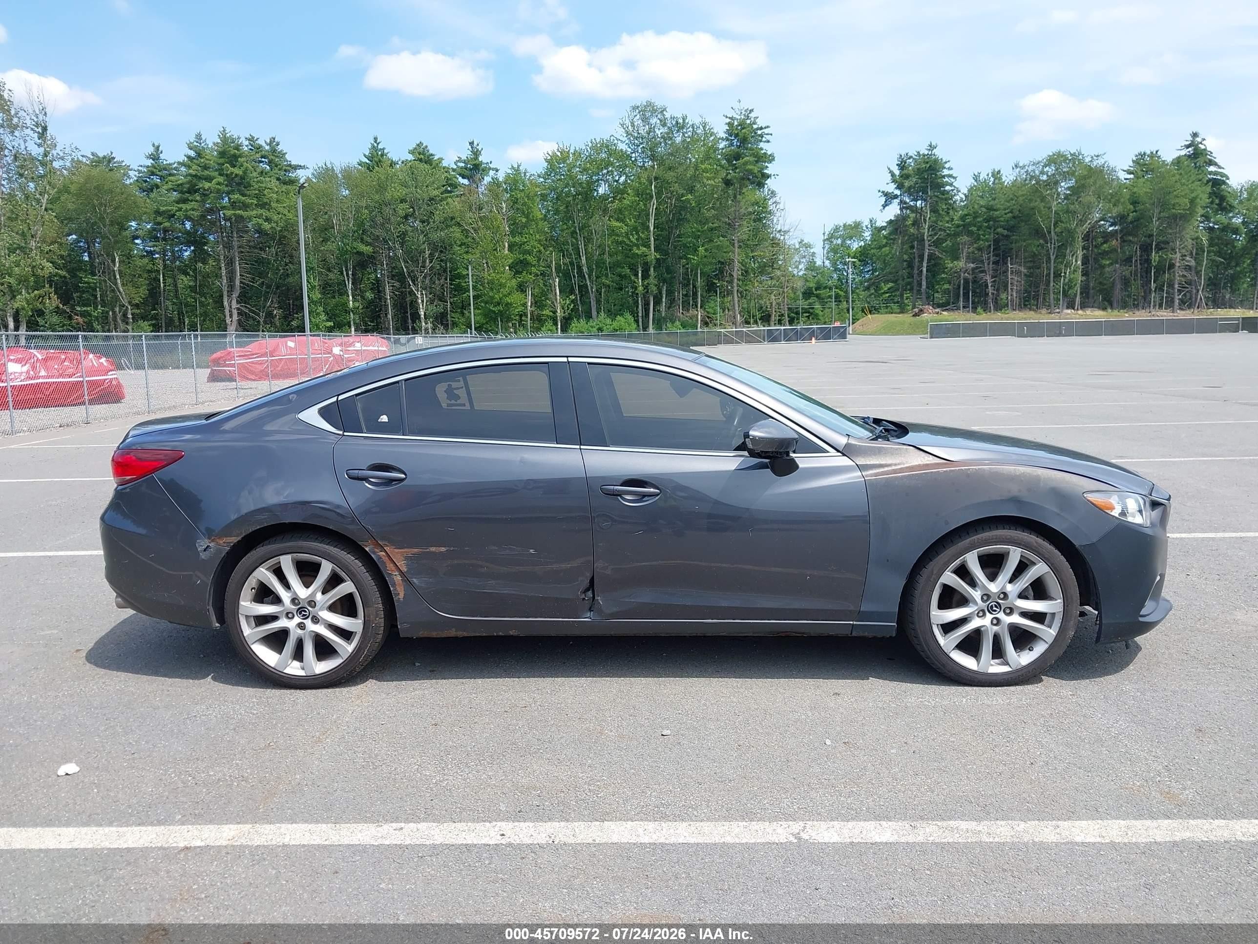 2015 Mazda Mazda6 I Touring Black vin: JM1GJ1V69F1170617