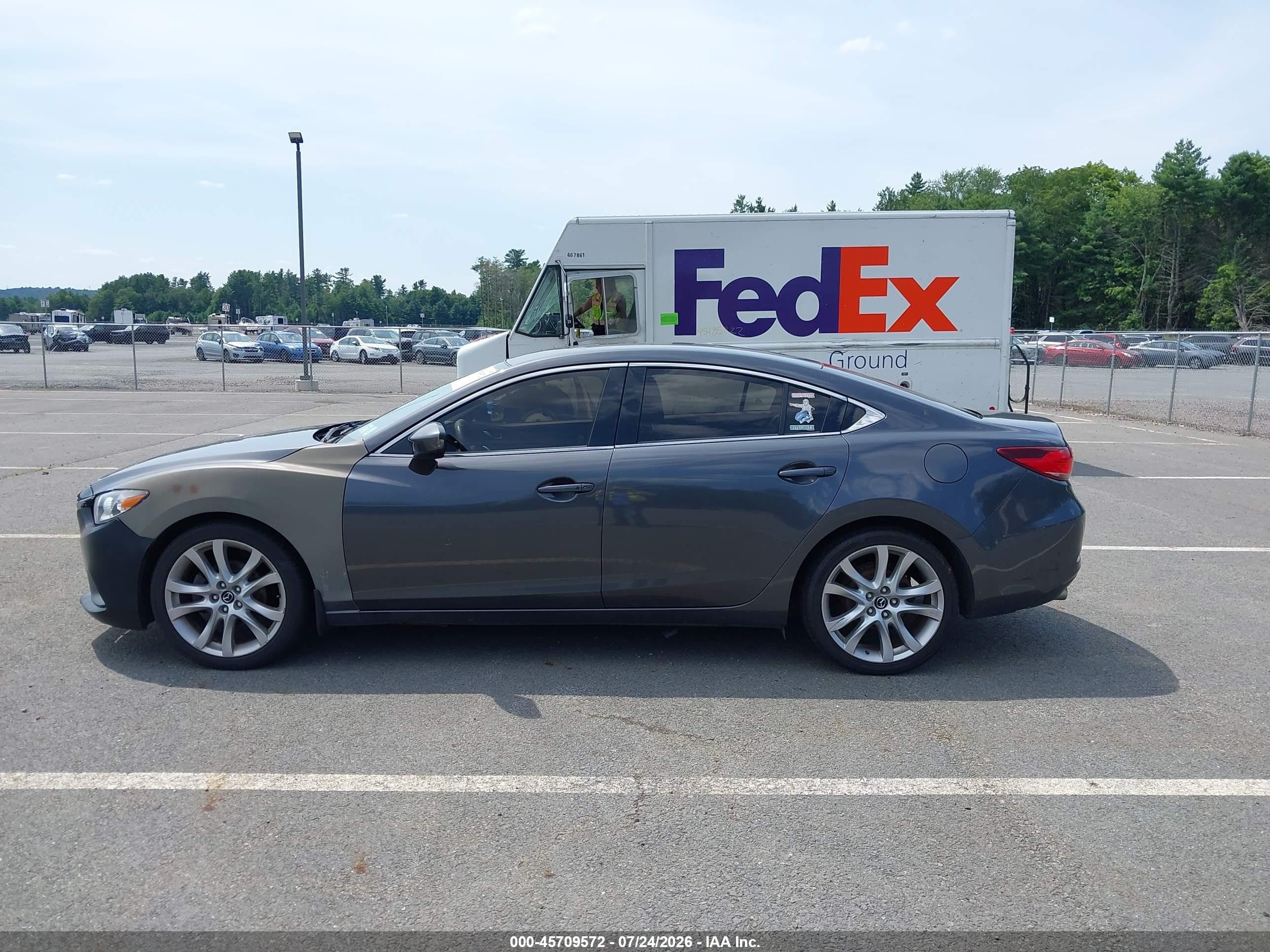 2015 Mazda Mazda6 I Touring Black vin: JM1GJ1V69F1170617