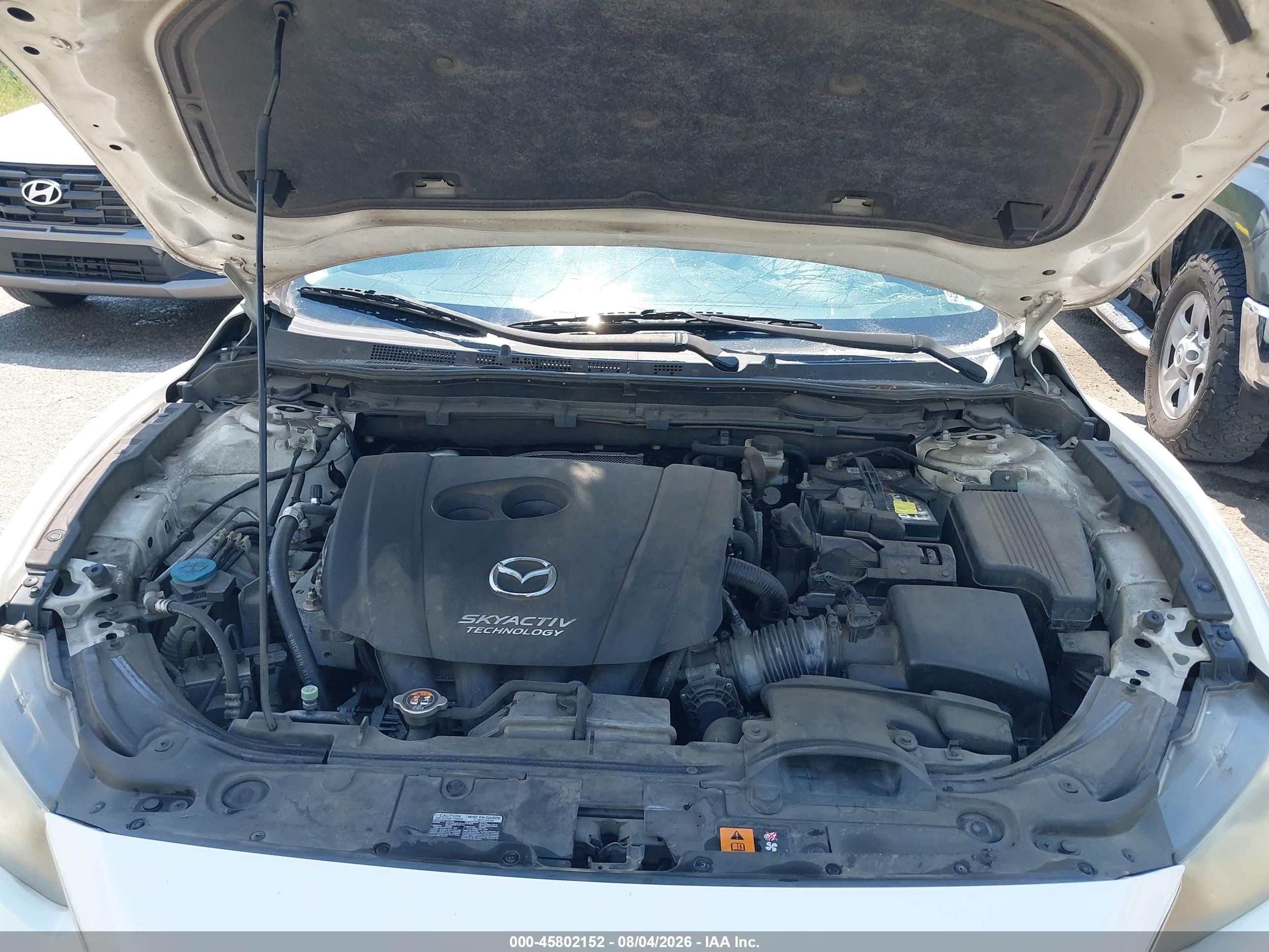 2014 Mazda Mazda6 I Touring White vin: JM1GJ1V6XE1122977