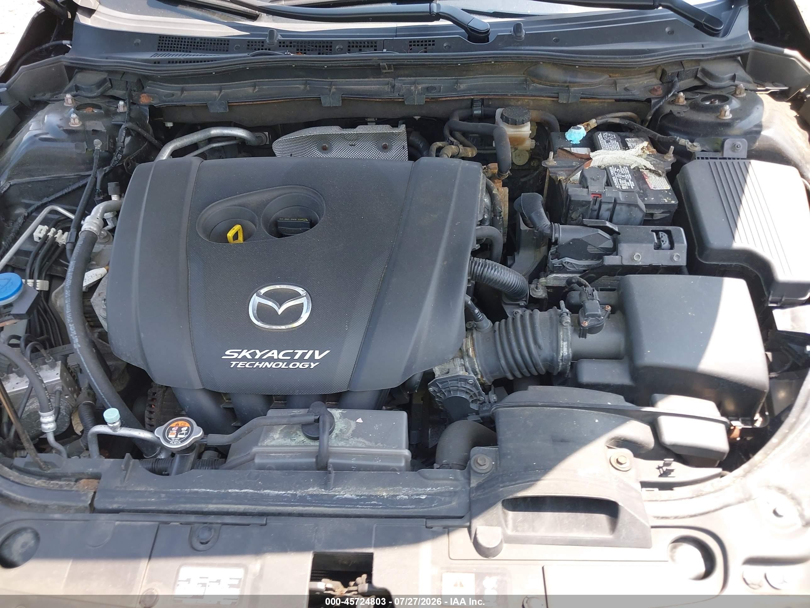 2014 Mazda Mazda6 I Touring Black vin: JM1GJ1V6XE1138211