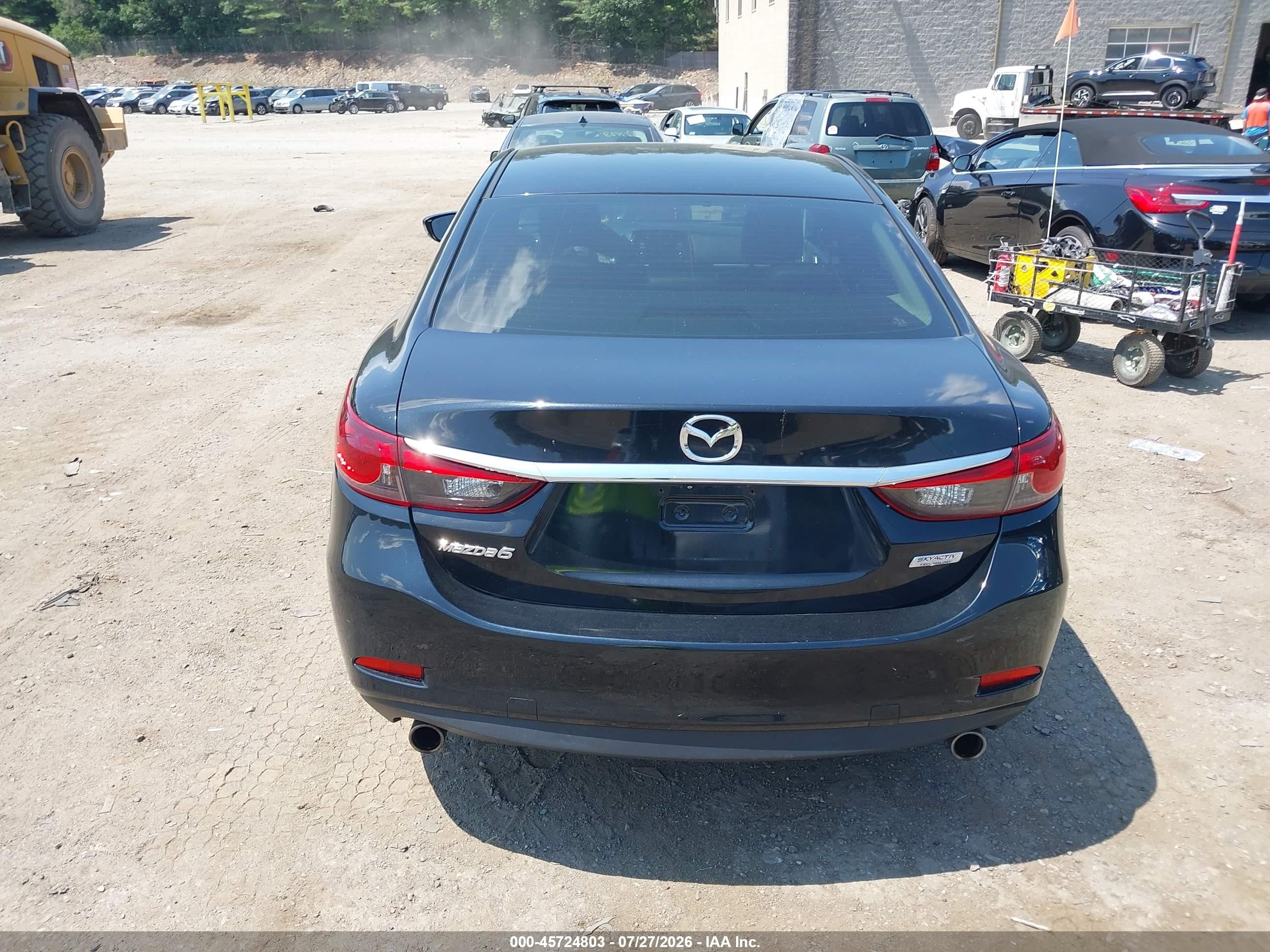 2014 Mazda Mazda6 I Touring Black vin: JM1GJ1V6XE1138211