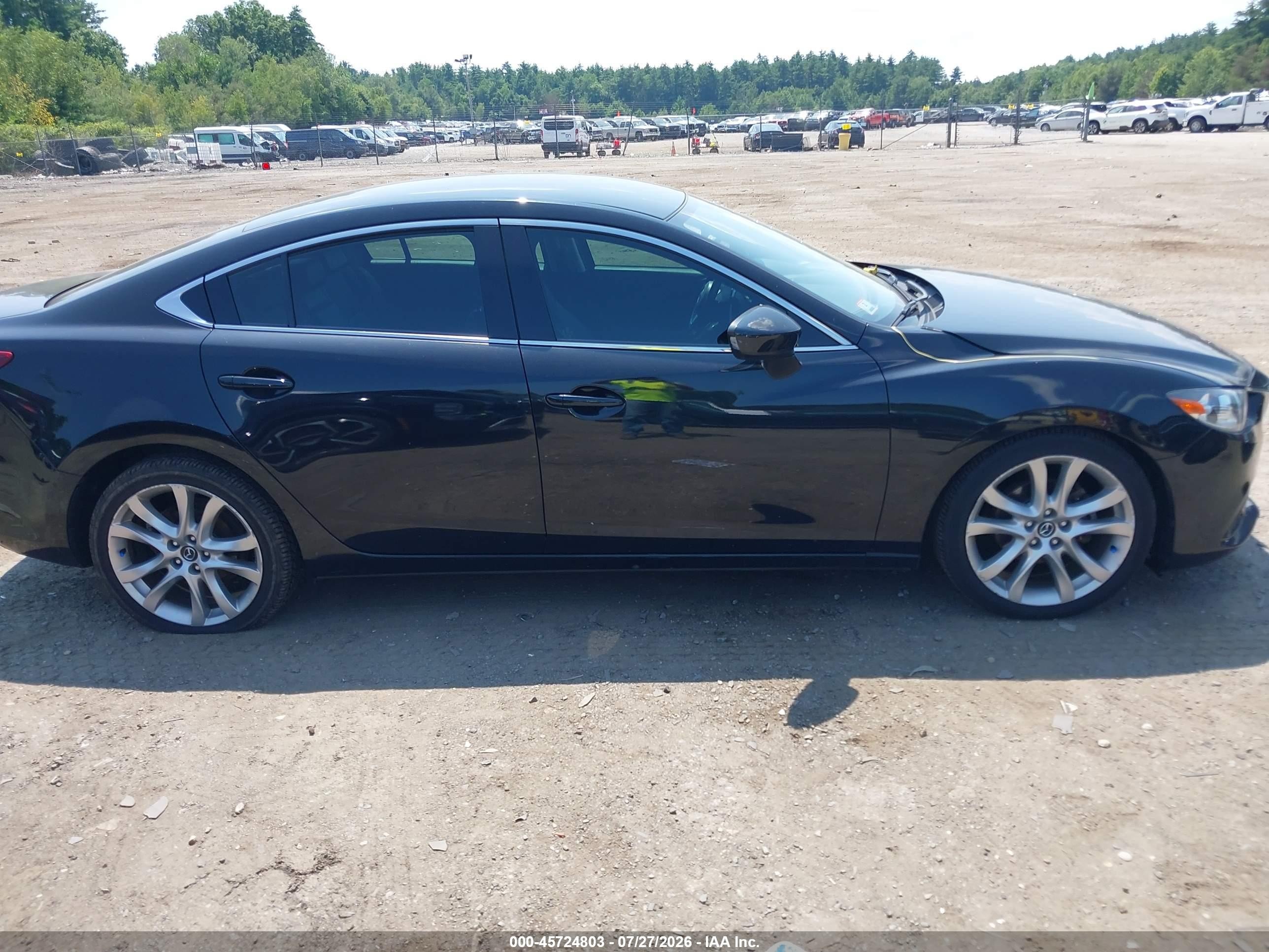 2014 Mazda Mazda6 I Touring Black vin: JM1GJ1V6XE1138211