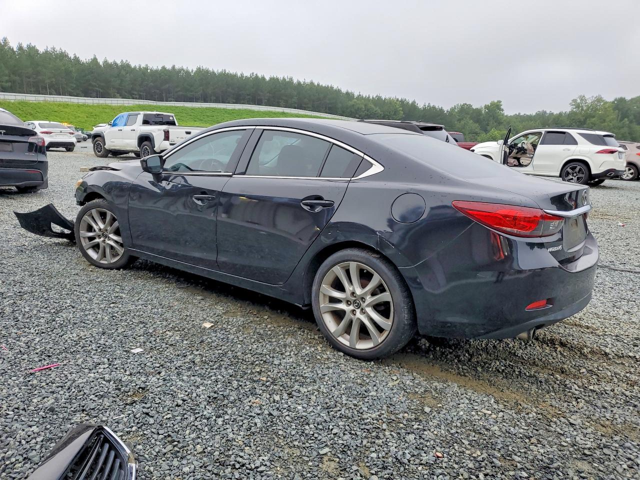 2014 Mazda 6 Touring Black vin: JM1GJ1V6XE1139732
