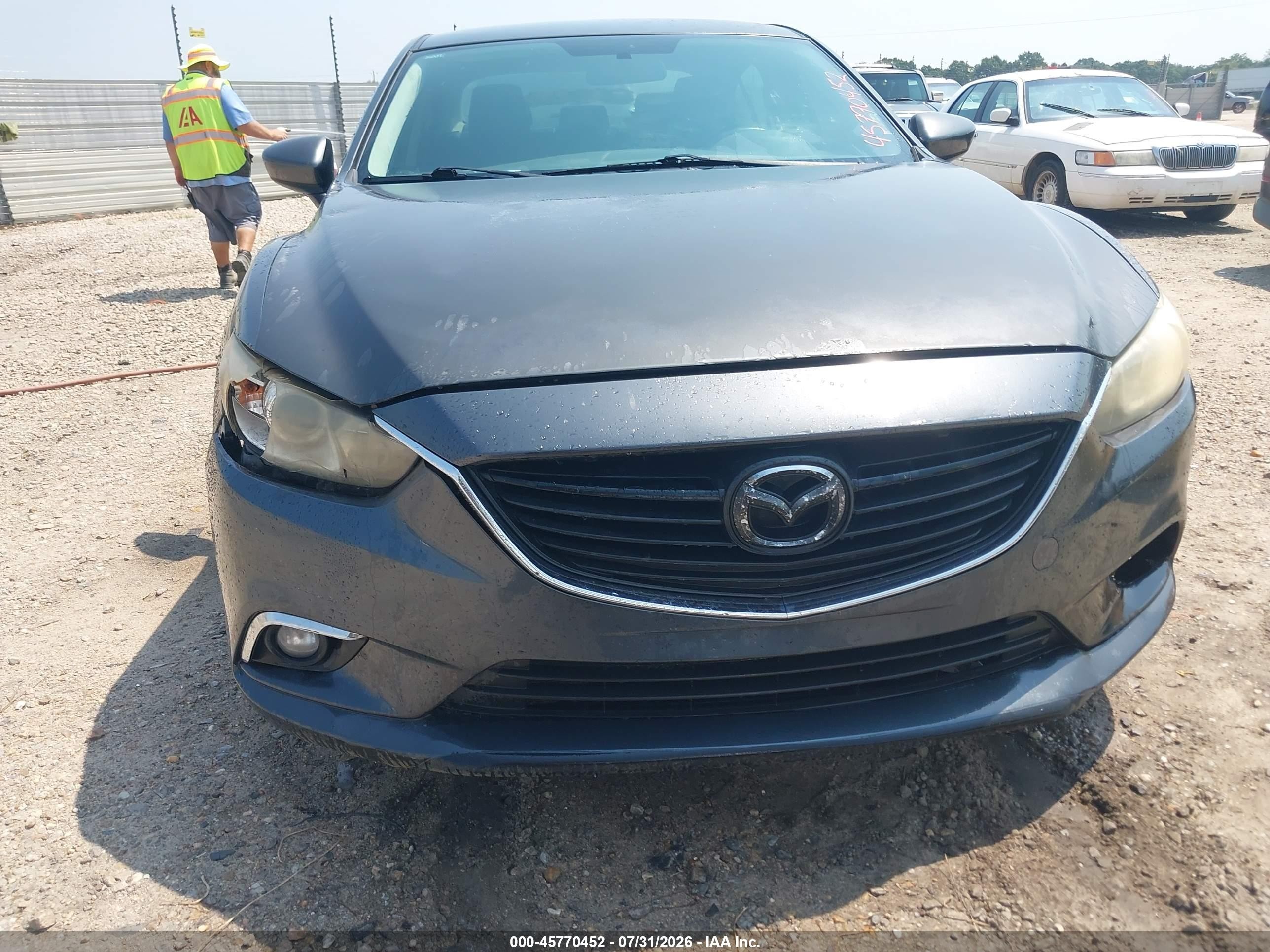 2014 Mazda Mazda6 I Touring Черный vin: JM1GJ1V6XE1148060