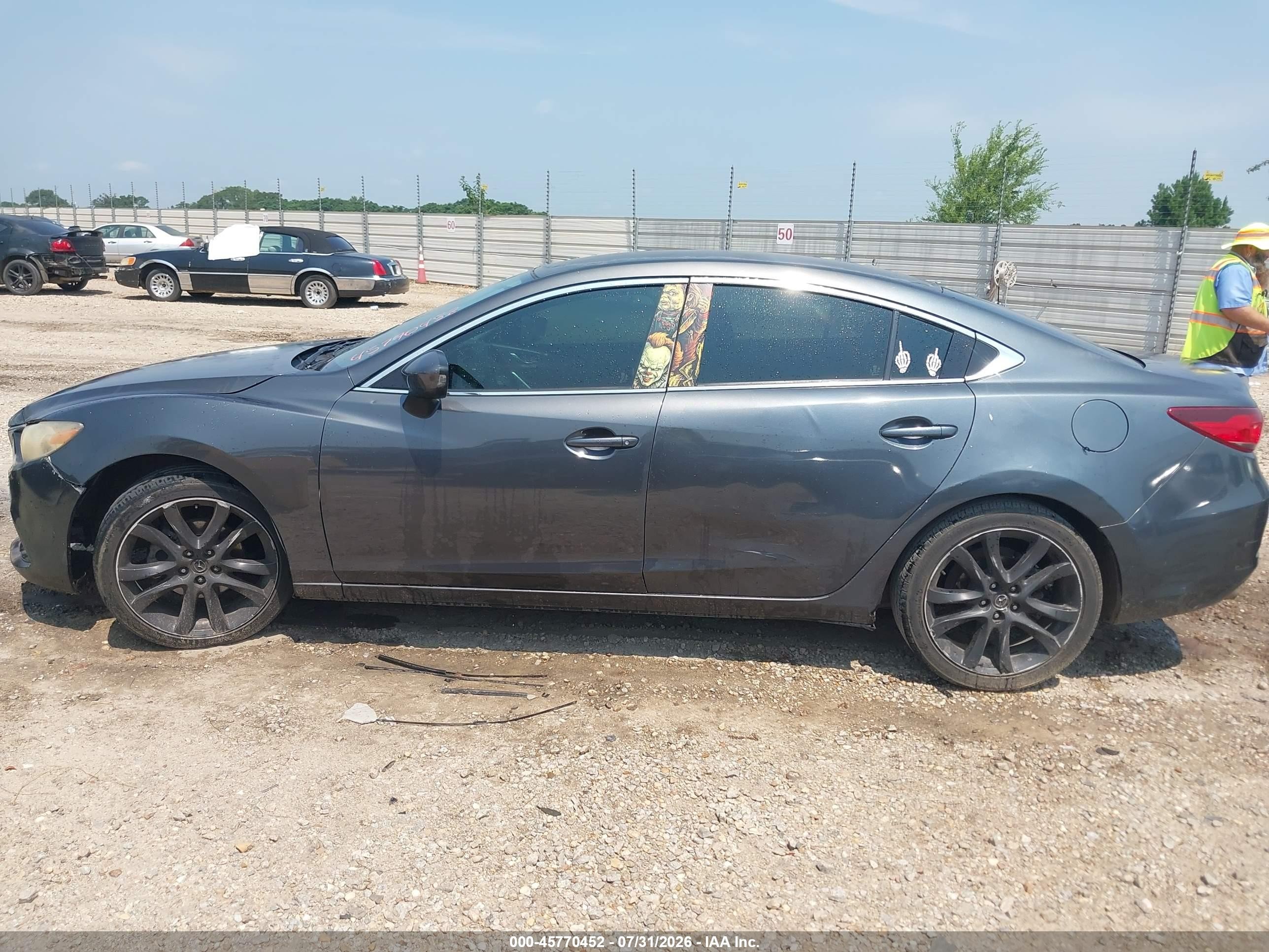 2014 Mazda Mazda6 I Touring Черный vin: JM1GJ1V6XE1148060