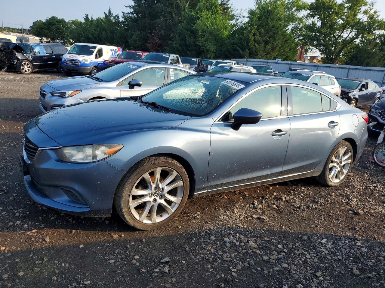 2014 Mazda 6 Touring Blue vin: JM1GJ1V6XE1156319