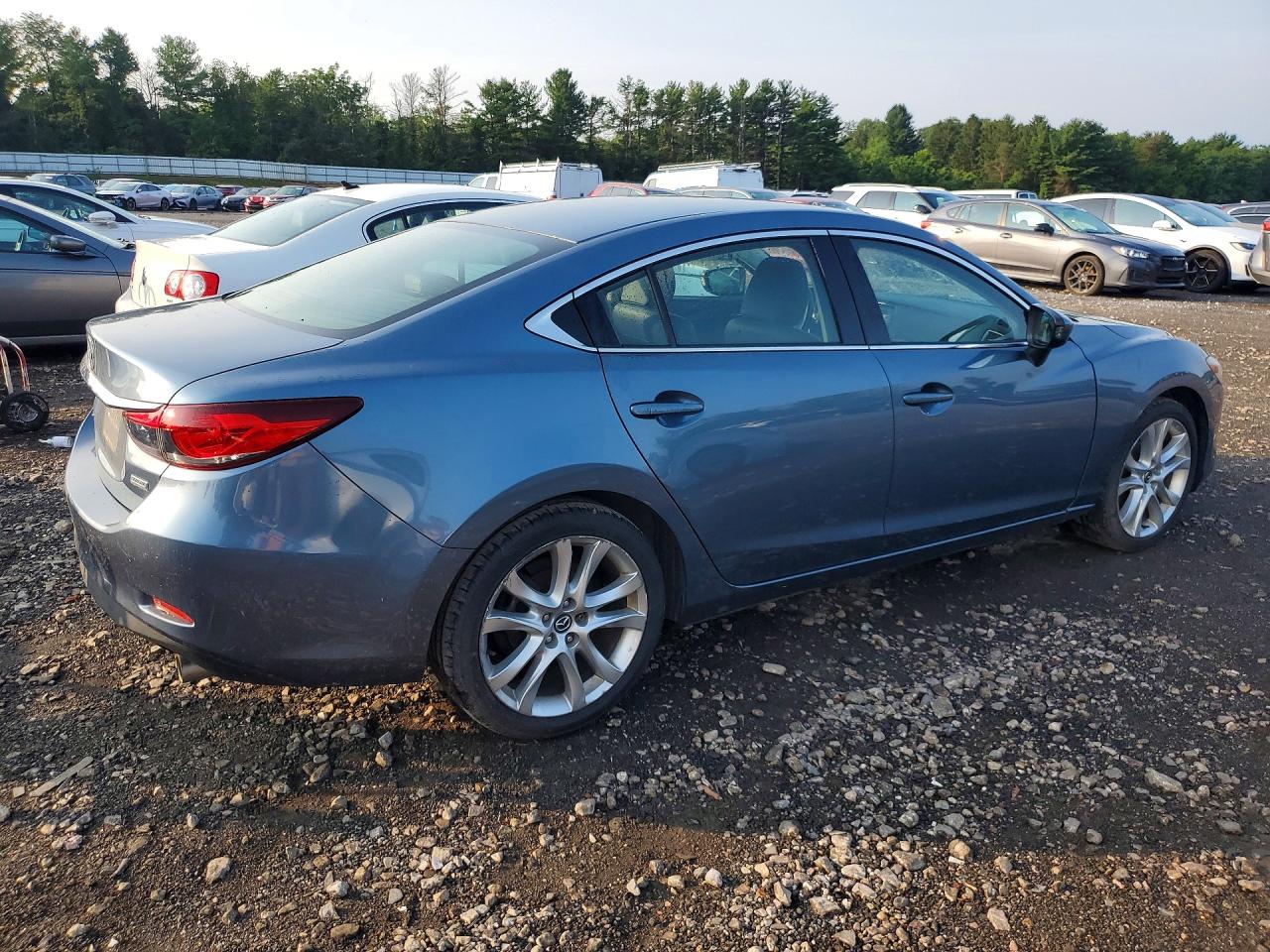 2014 Mazda 6 Touring Blue vin: JM1GJ1V6XE1156319