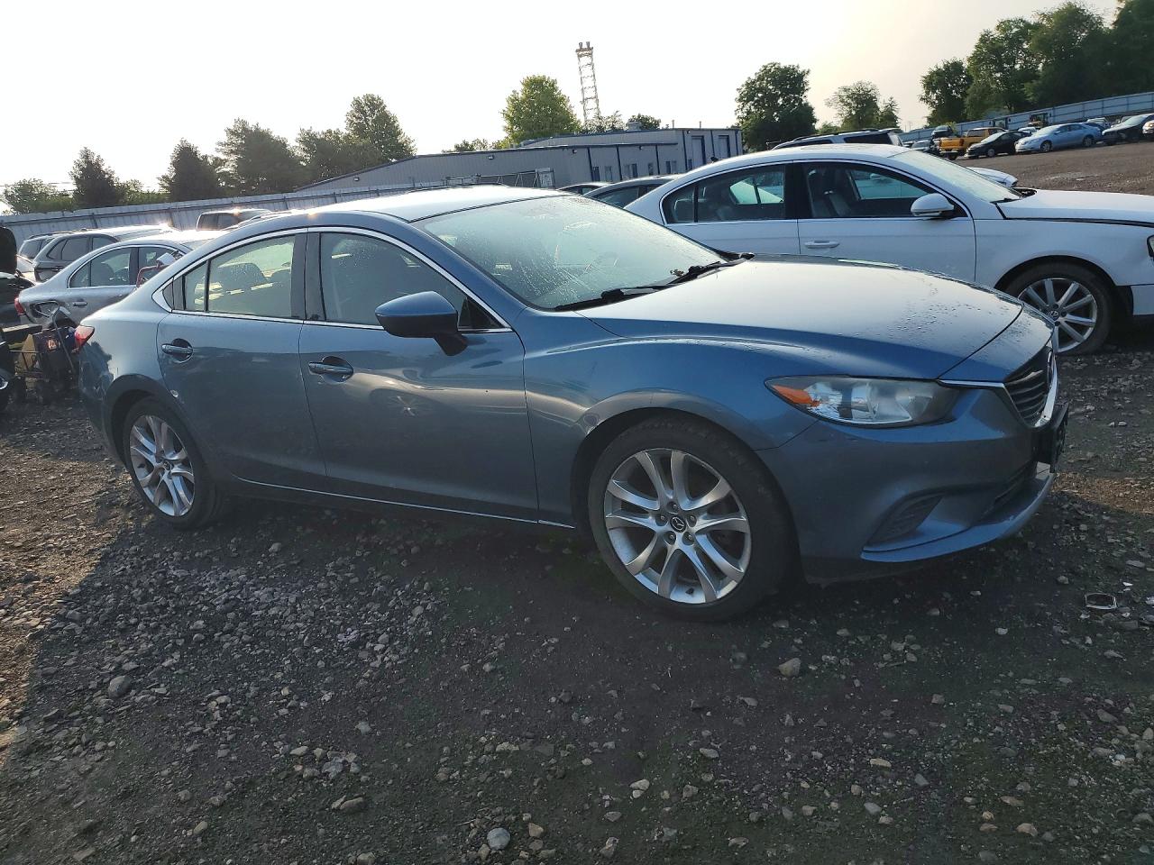 2014 Mazda 6 Touring Blue vin: JM1GJ1V6XE1156319