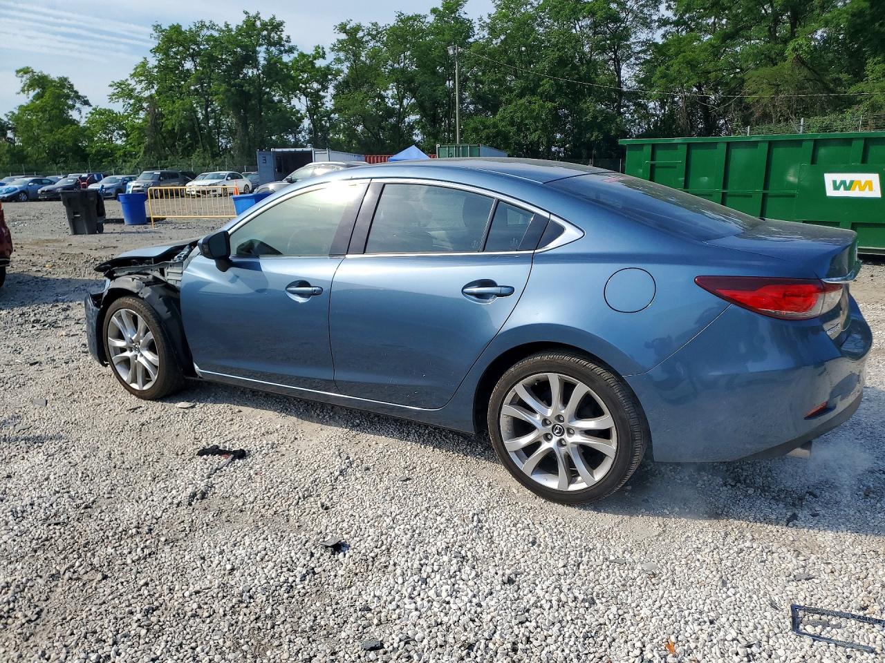 2014 Mazda 6 Touring Blue vin: JM1GJ1V6XE1162279