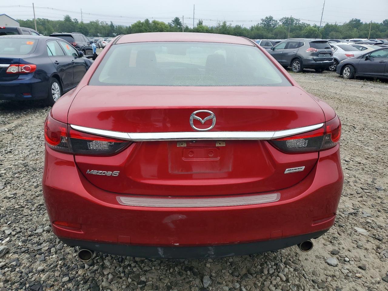 2015 Mazda 6 Touring Red vin: JM1GJ1V6XF1174806