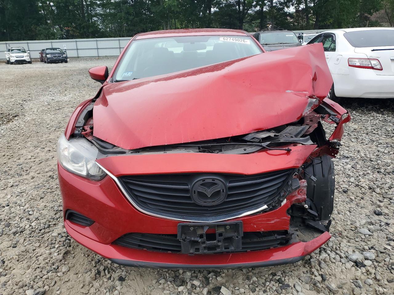 2015 Mazda 6 Touring Red vin: JM1GJ1V6XF1174806