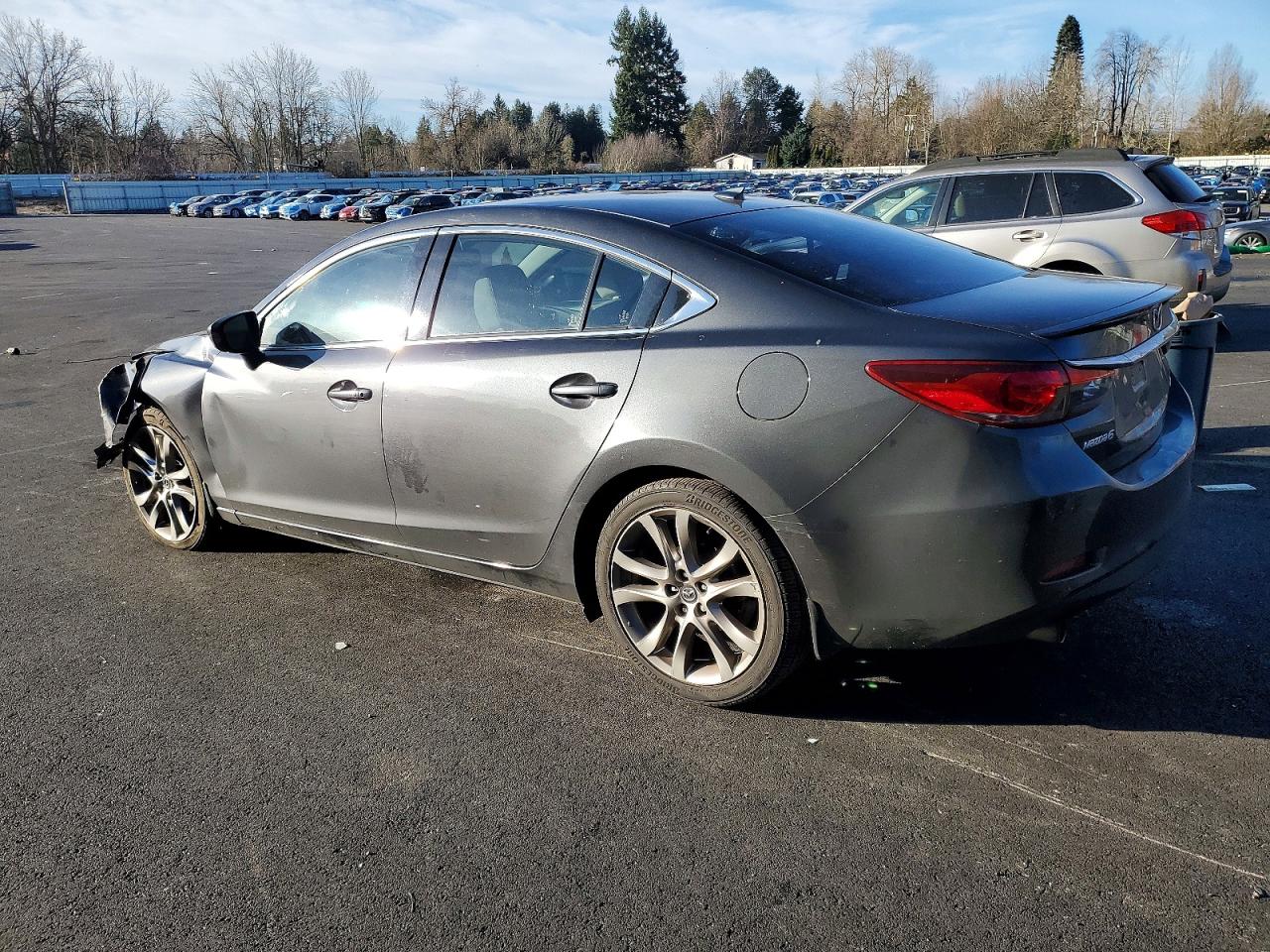 2014 Mazda 6 Grand Touring Gray vin: JM1GJ1W50E1111248