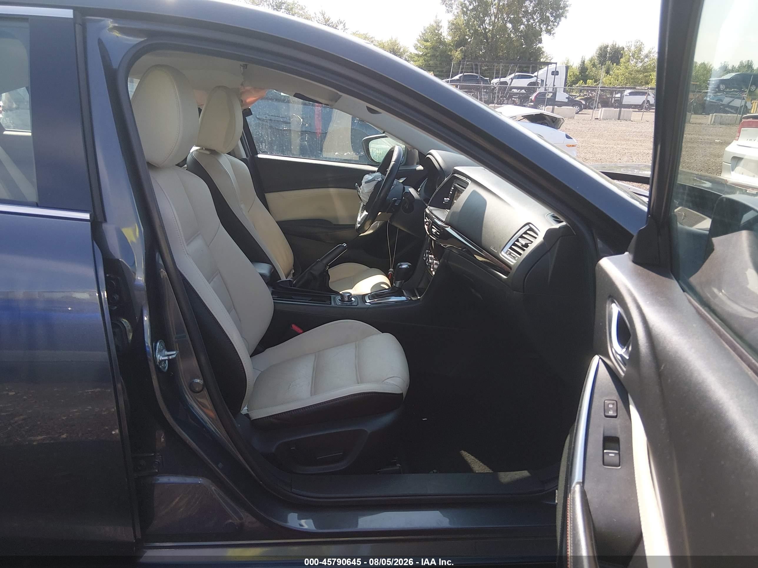 2015 Mazda Mazda6 I Grand Touring Gray vin: JM1GJ1W50F1185366