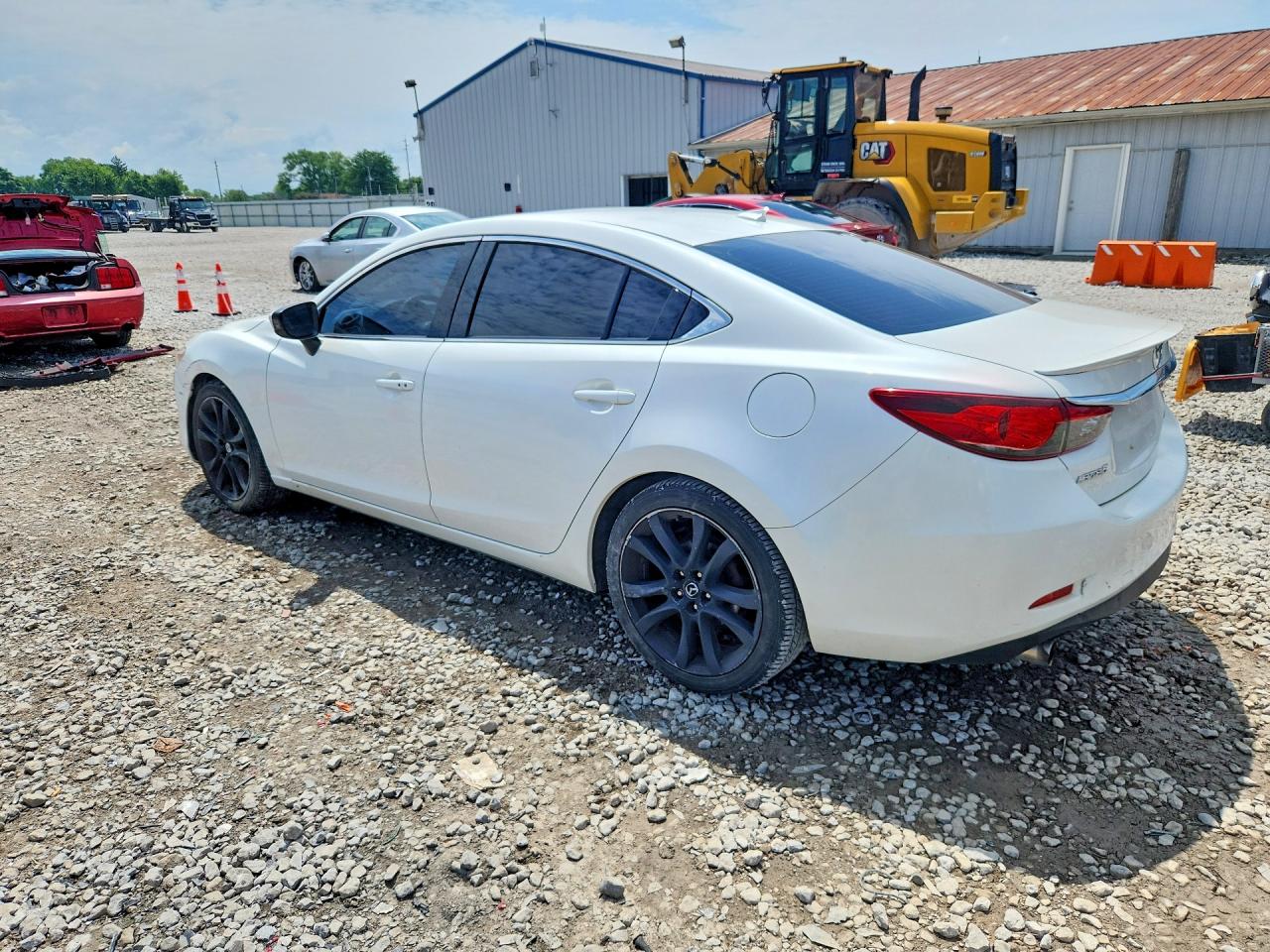 2015 Mazda 6 Grand Touring Белый vin: JM1GJ1W50F1207642