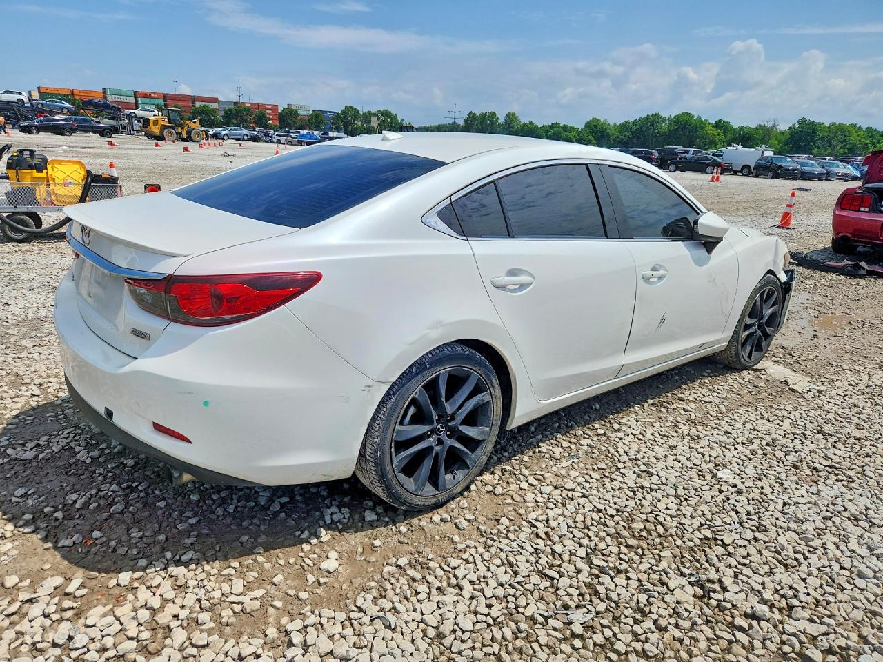 2015 Mazda 6 Grand Touring Белый vin: JM1GJ1W50F1207642