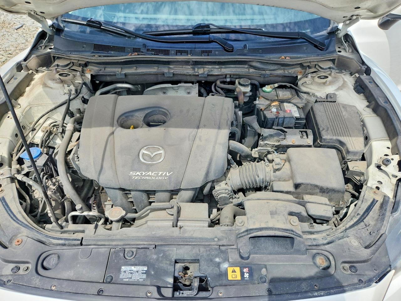 2015 Mazda 6 Grand Touring Белый vin: JM1GJ1W50F1207642