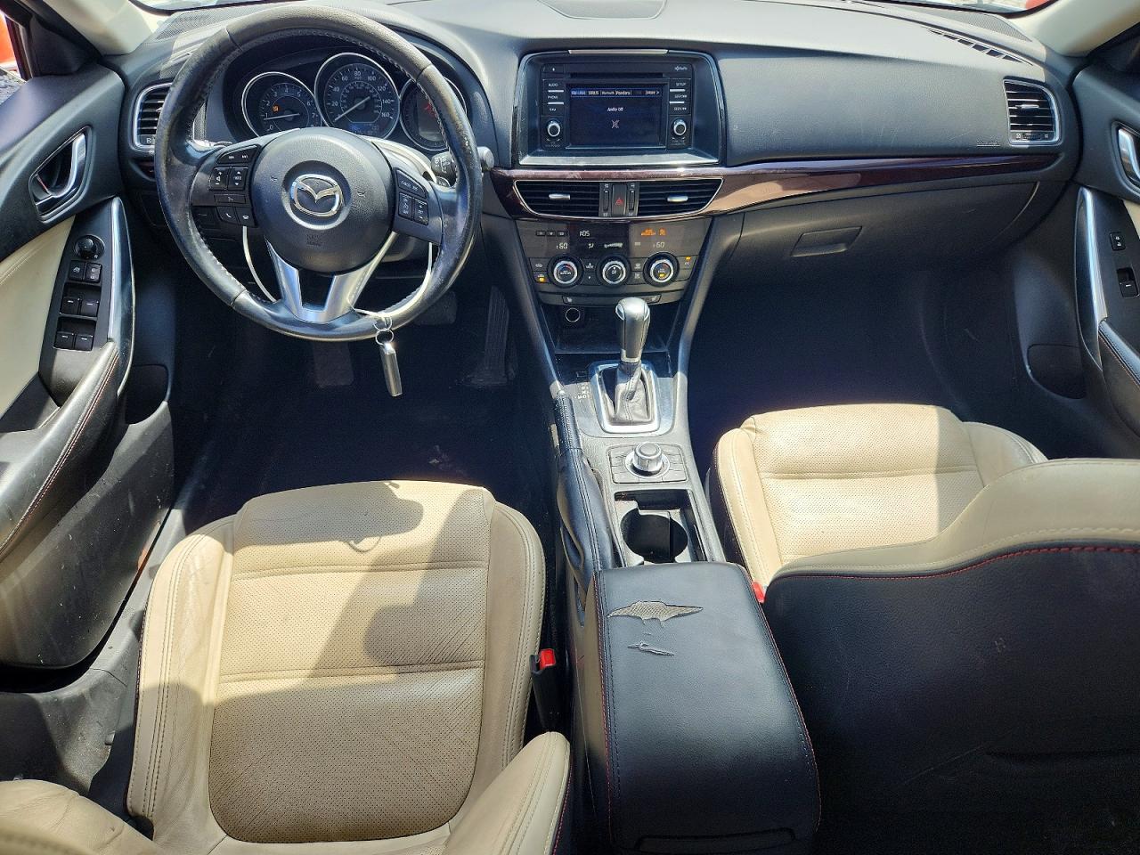 2015 Mazda 6 Grand Touring Белый vin: JM1GJ1W50F1207642