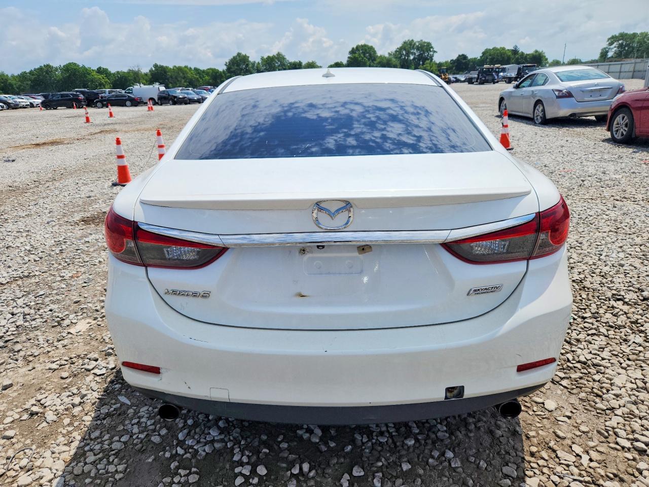 2015 Mazda 6 Grand Touring Белый vin: JM1GJ1W50F1207642