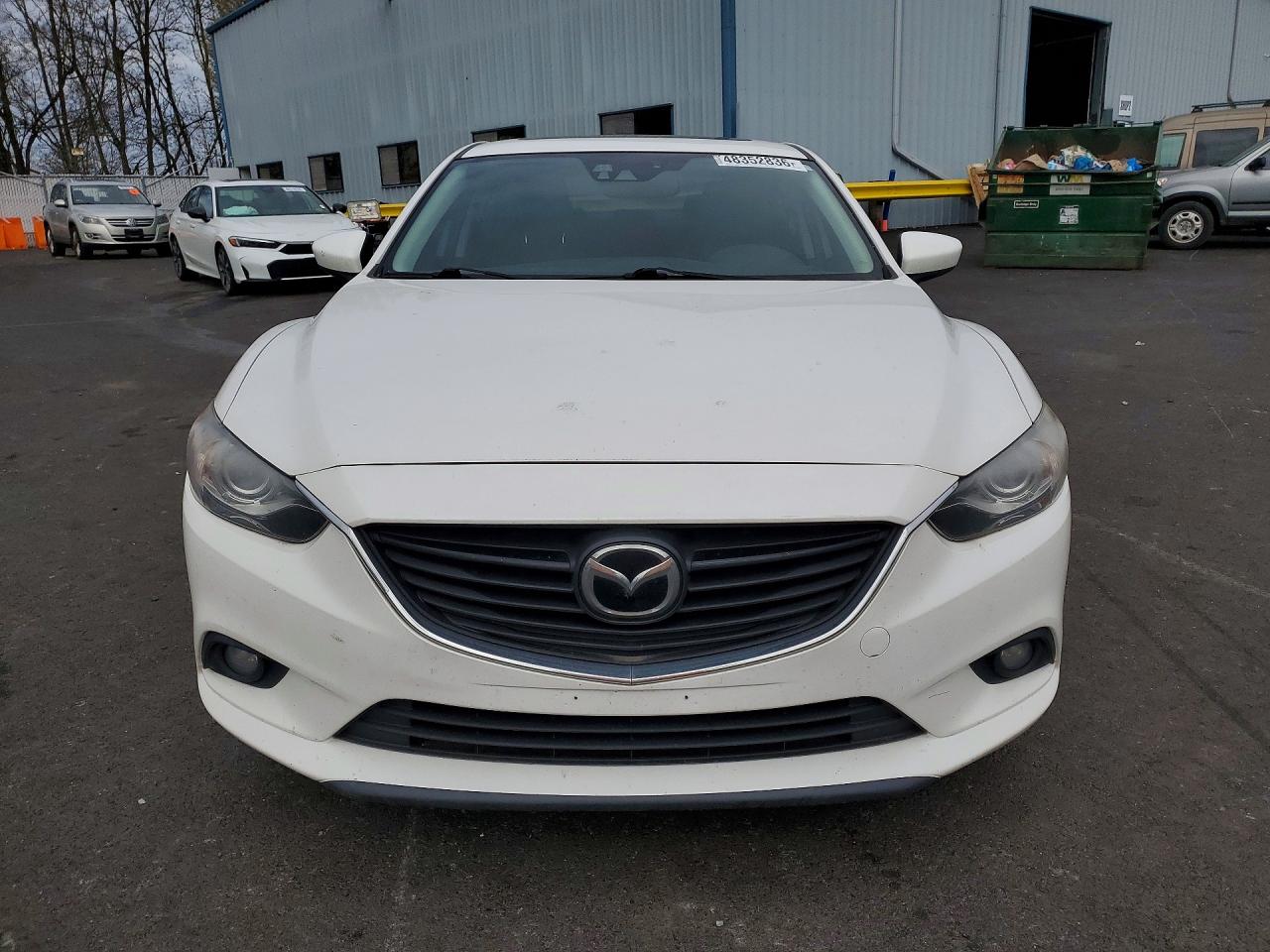 2015 Mazda 6 Grand Touring White vin: JM1GJ1W50F1216356