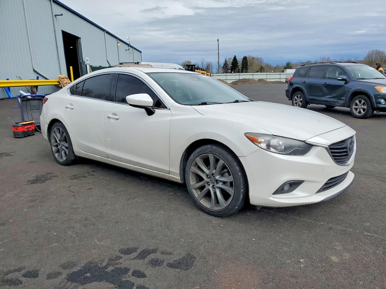 2015 Mazda 6 Grand Touring White vin: JM1GJ1W50F1216356