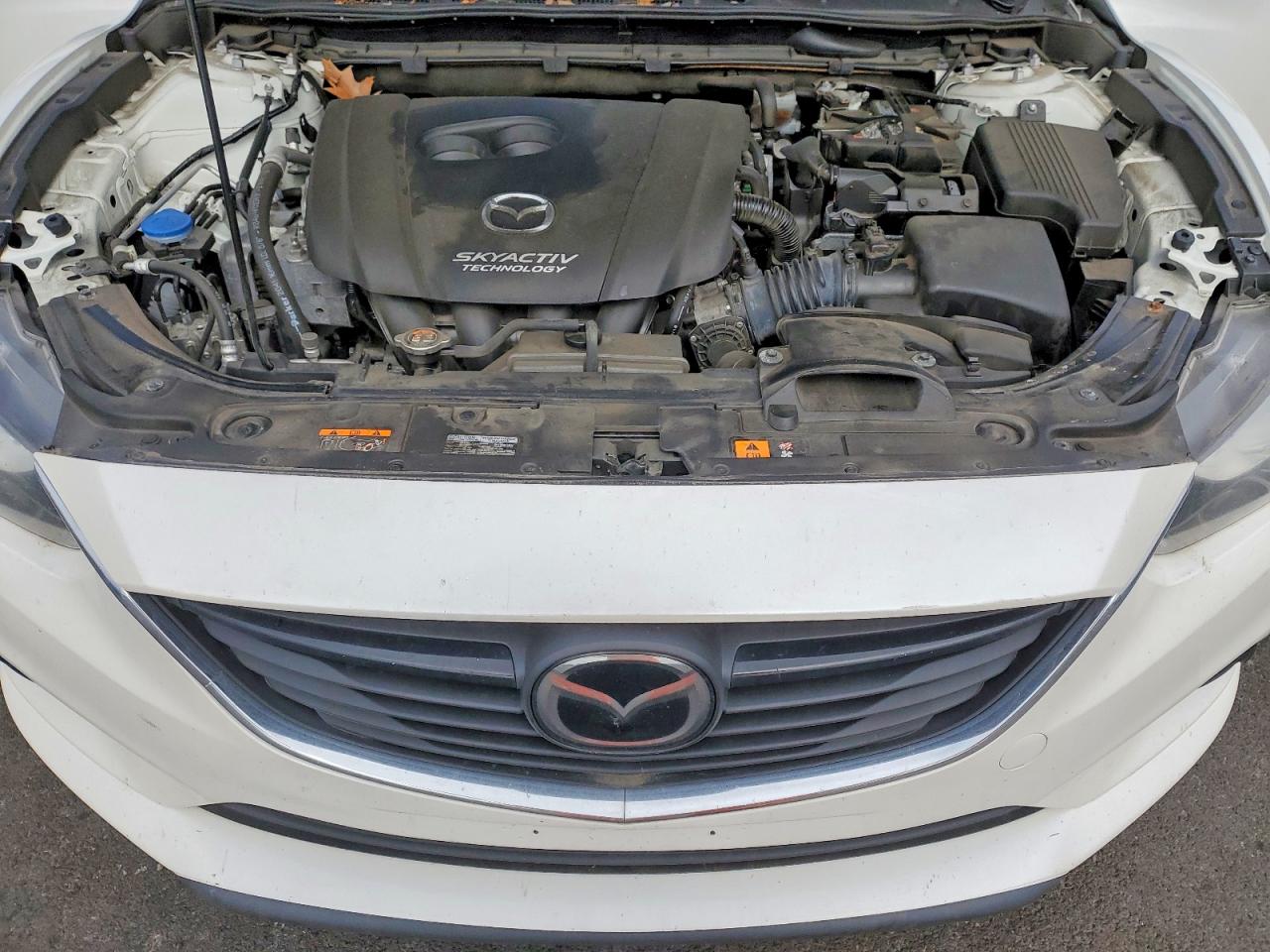 2015 Mazda 6 Grand Touring White vin: JM1GJ1W50F1216356