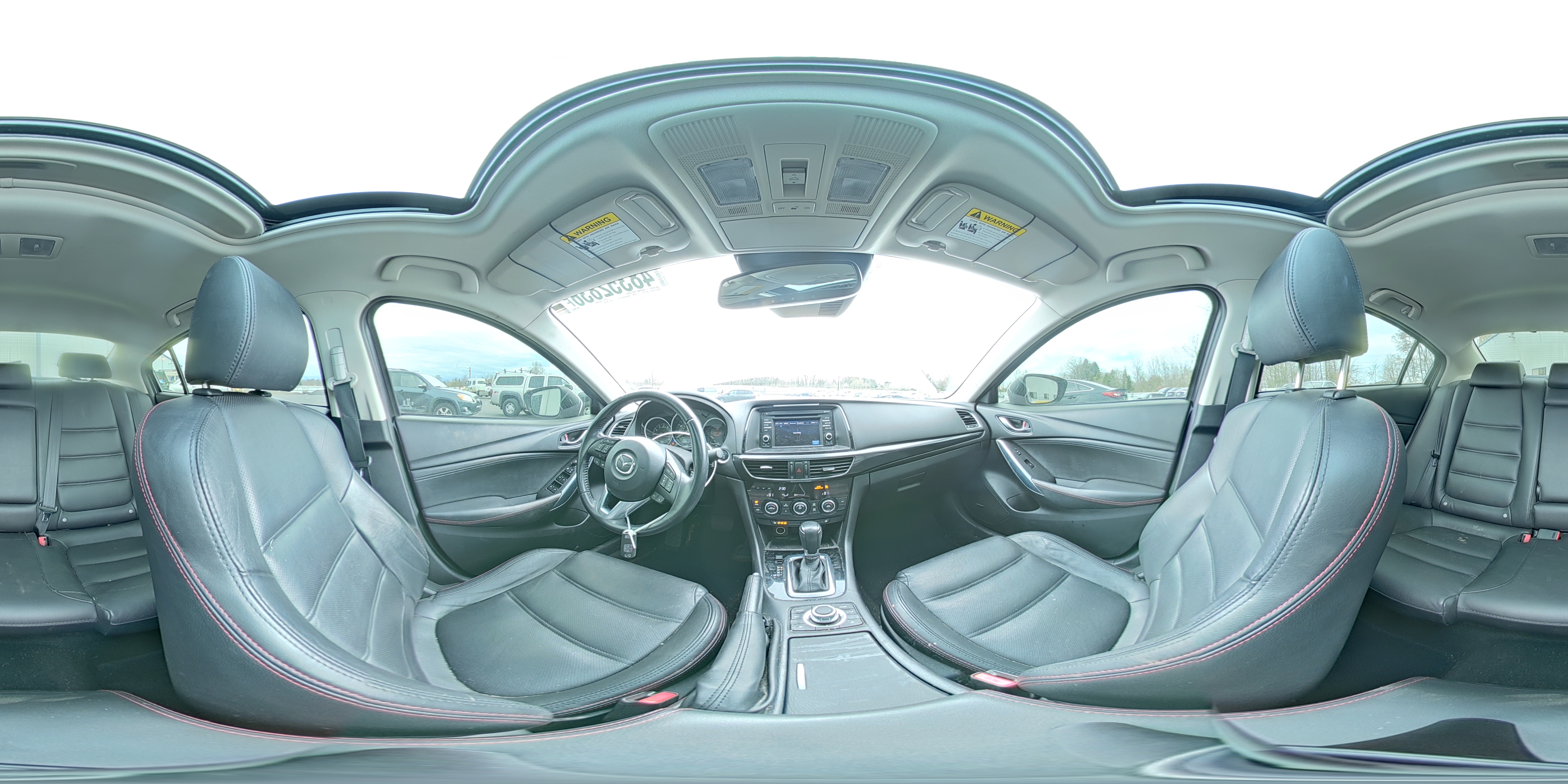 2015 Mazda 6 Grand Touring White vin: JM1GJ1W50F1216356