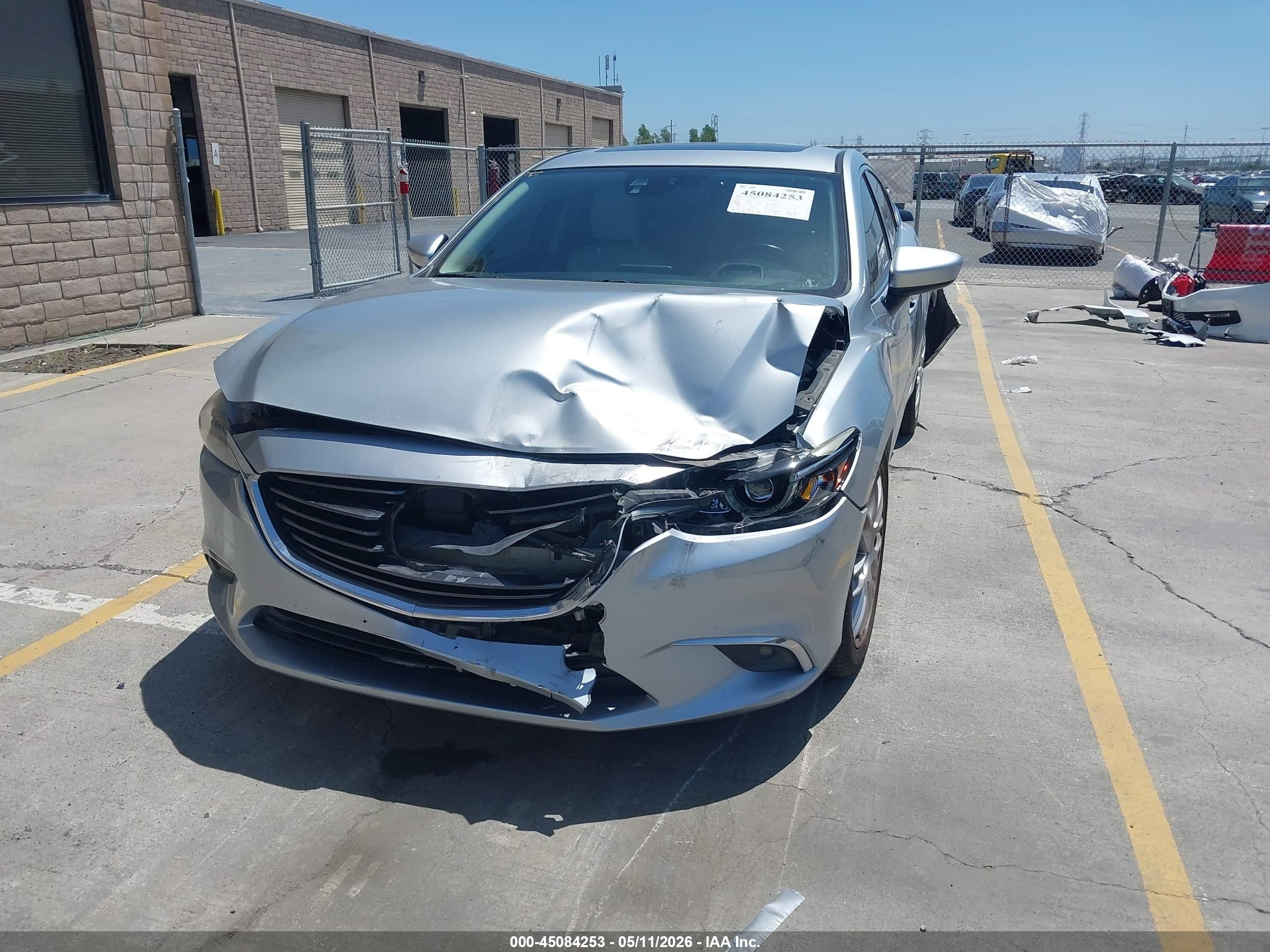 2016 Mazda Mazda6 I Grand Touring Серый vin: JM1GJ1W50G1417322