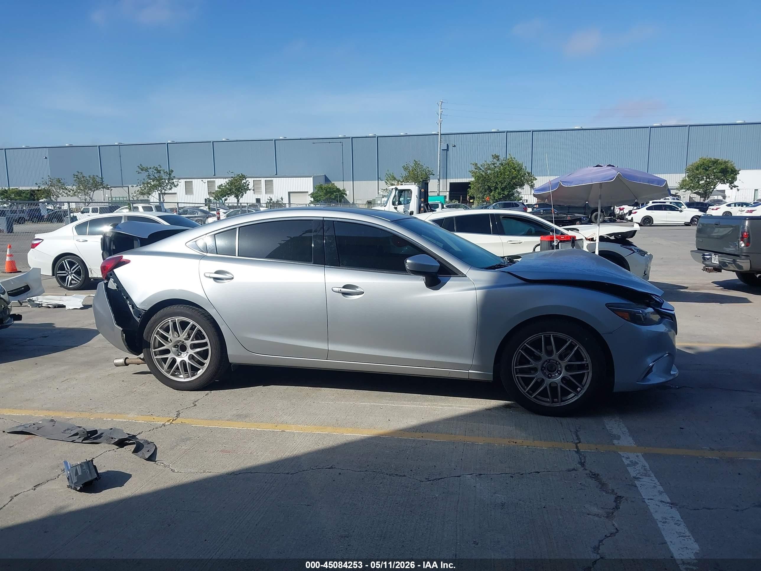 2016 Mazda Mazda6 I Grand Touring Серый vin: JM1GJ1W50G1417322