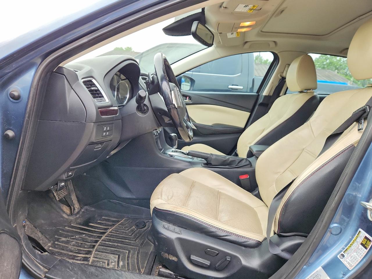 2014 Mazda 6 Grand Touring Blue vin: JM1GJ1W51E1110318