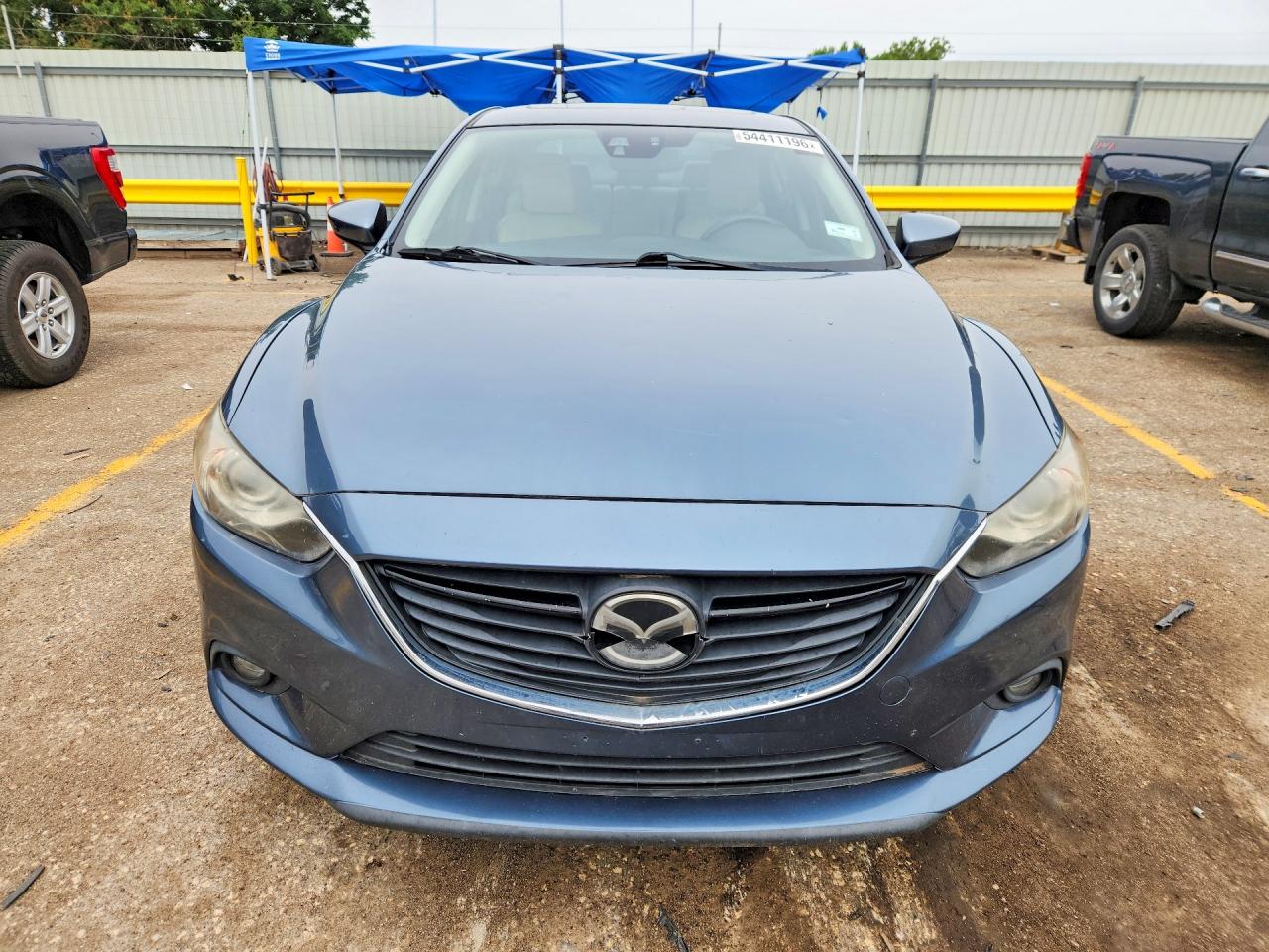 2014 Mazda 6 Grand Touring Blue vin: JM1GJ1W51E1110318