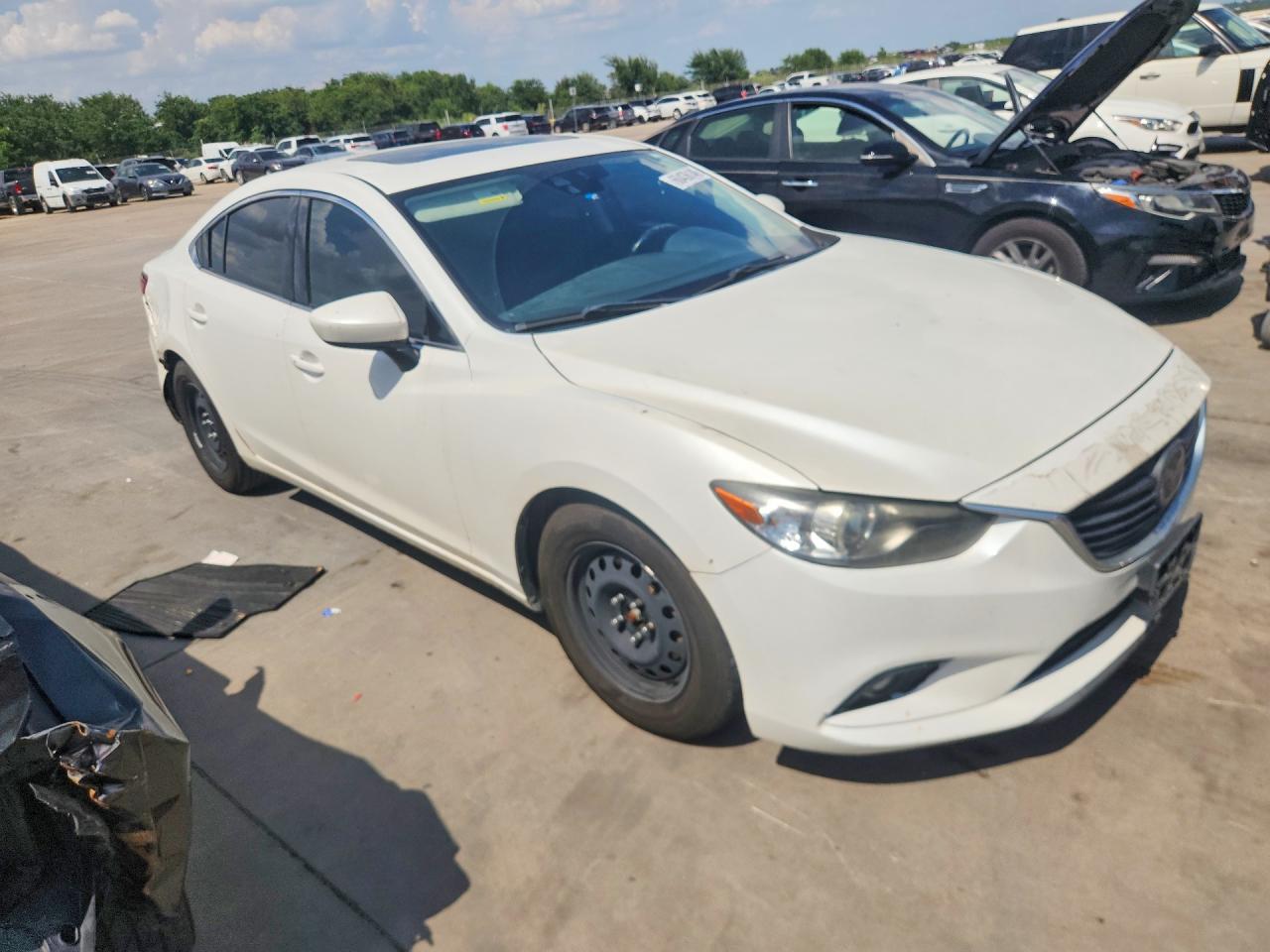 2014 Mazda 6 Grand Touring White vin: JM1GJ1W51E1112117