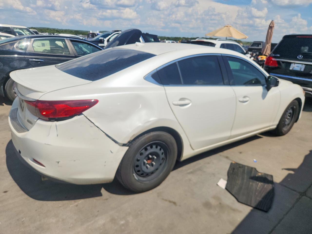 2014 Mazda 6 Grand Touring White vin: JM1GJ1W51E1112117