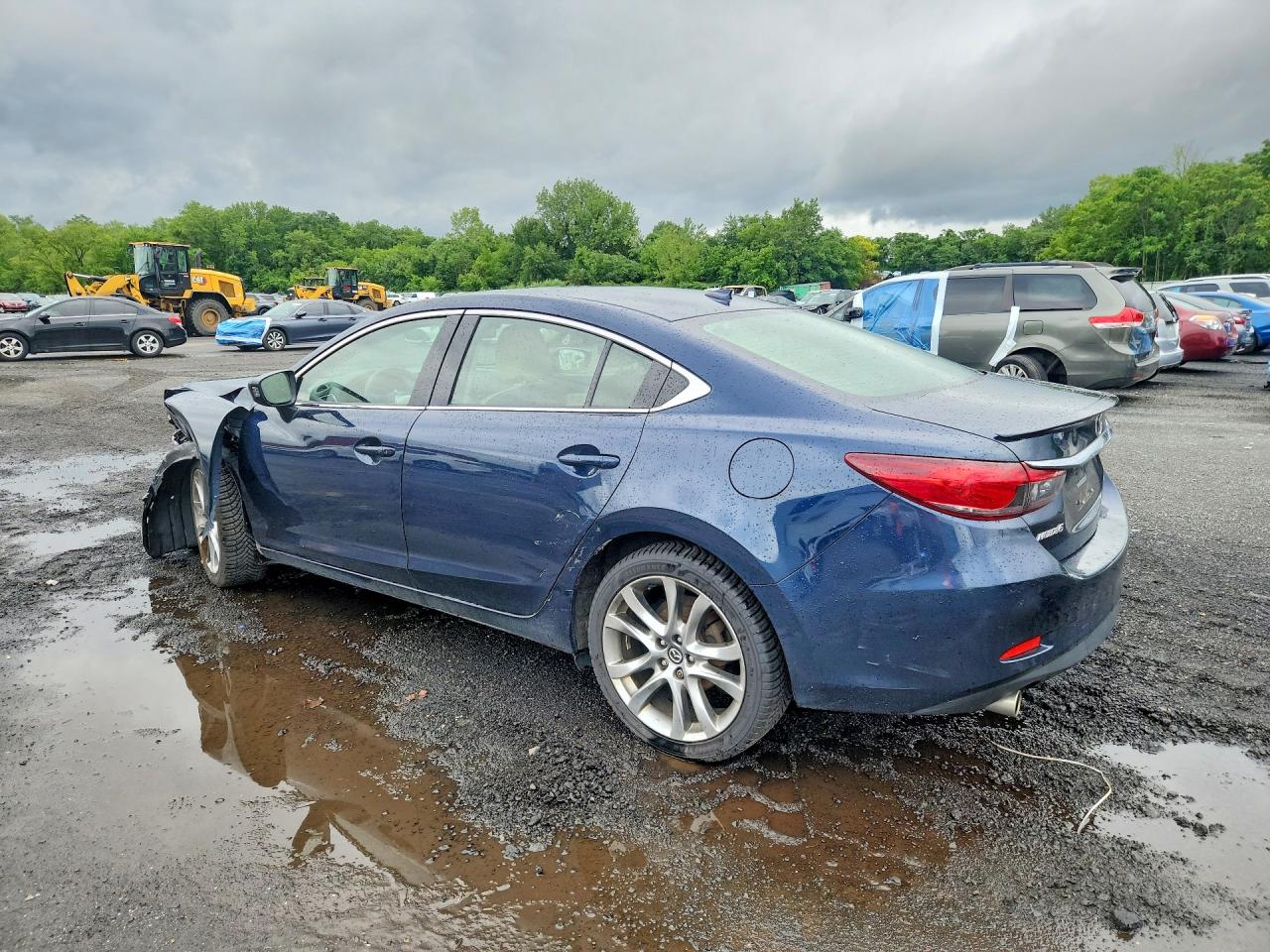 2015 Mazda 6 Grand Touring Blue vin: JM1GJ1W51F1188308