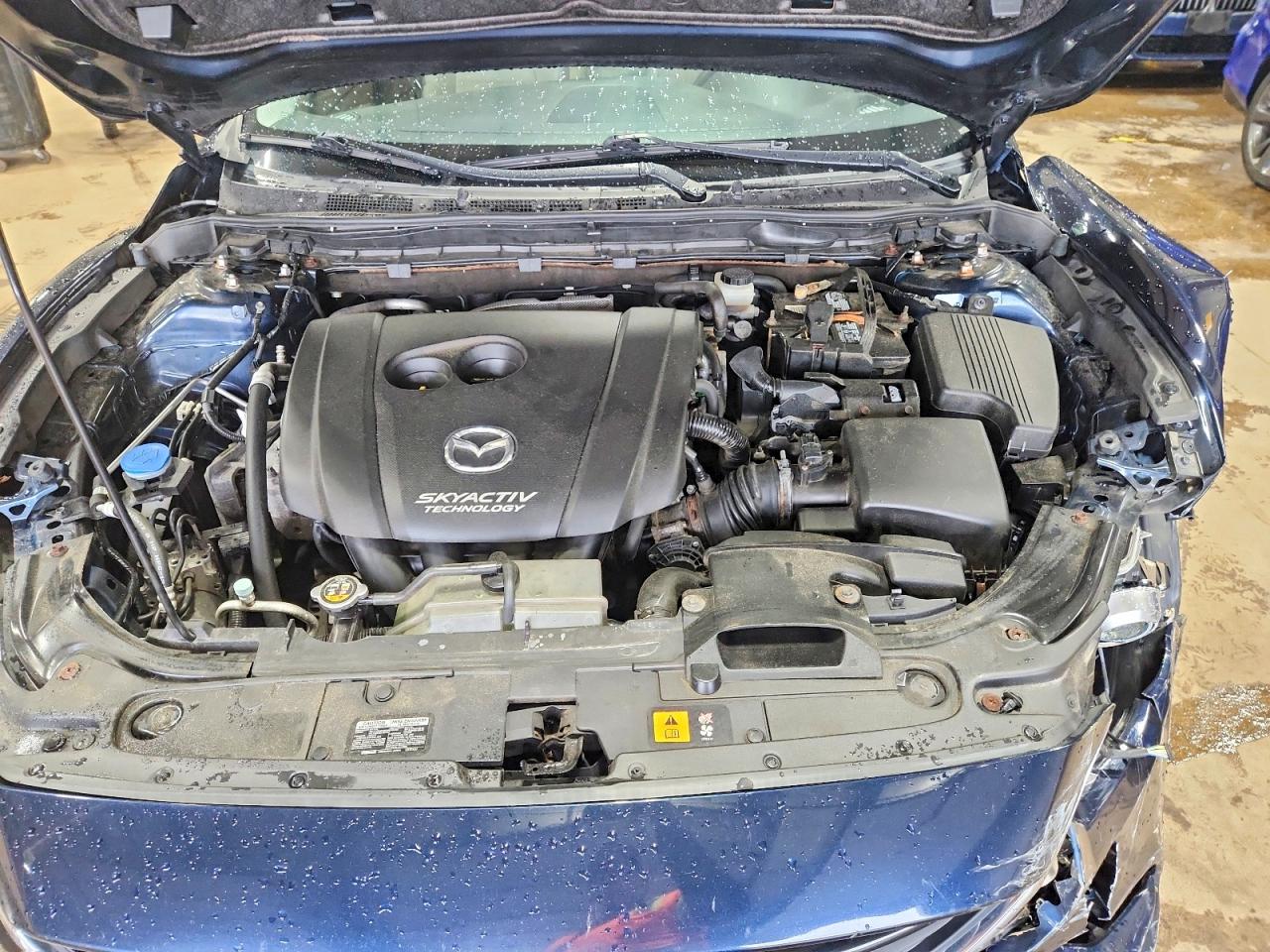 2015 Mazda 6 Grand Touring Blue vin: JM1GJ1W51F1188308