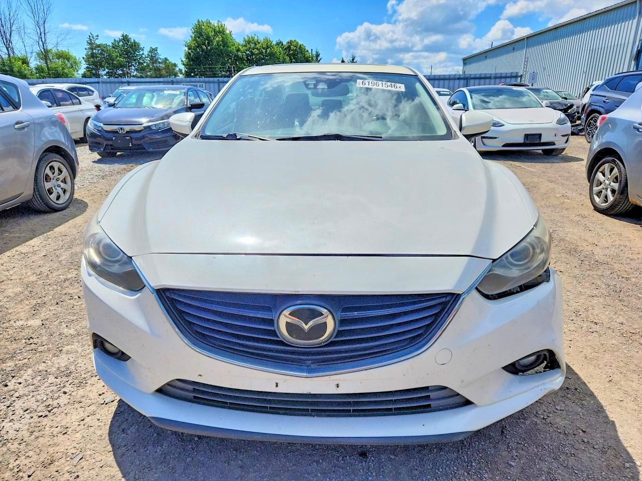 2015 Mazda 6 Grand Touring Белый vin: JM1GJ1W51F1196540