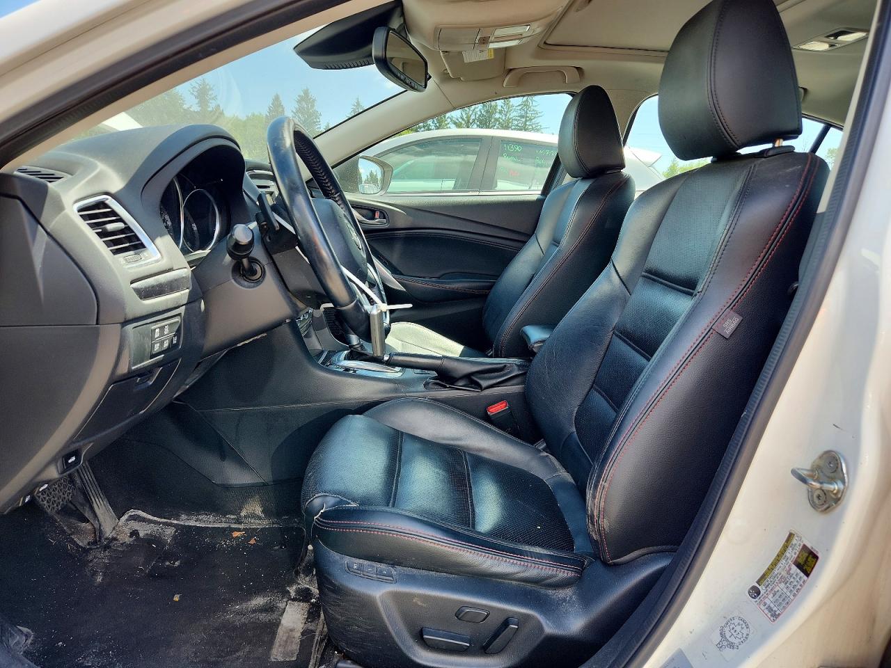 2015 Mazda 6 Grand Touring Белый vin: JM1GJ1W51F1196540
