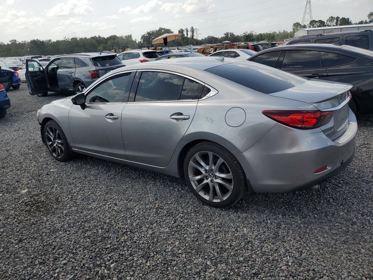 2015 Mazda 6 Grand Touring Silver vin: JM1GJ1W51F1205527
