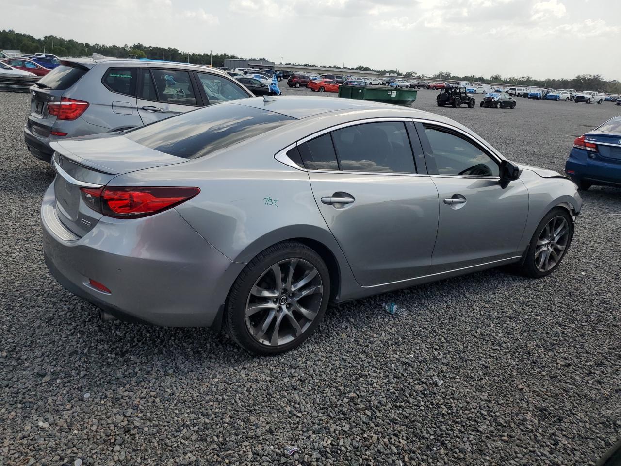 2015 Mazda 6 Grand Touring Silver vin: JM1GJ1W51F1205527
