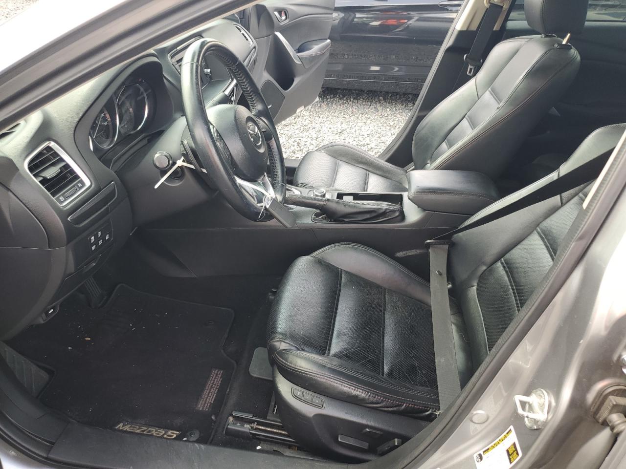 2015 Mazda 6 Grand Touring Silver vin: JM1GJ1W51F1205527