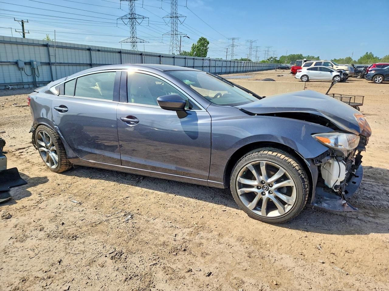 2015 Mazda 6 Grand Touring Charcoal vin: JM1GJ1W51F1213076