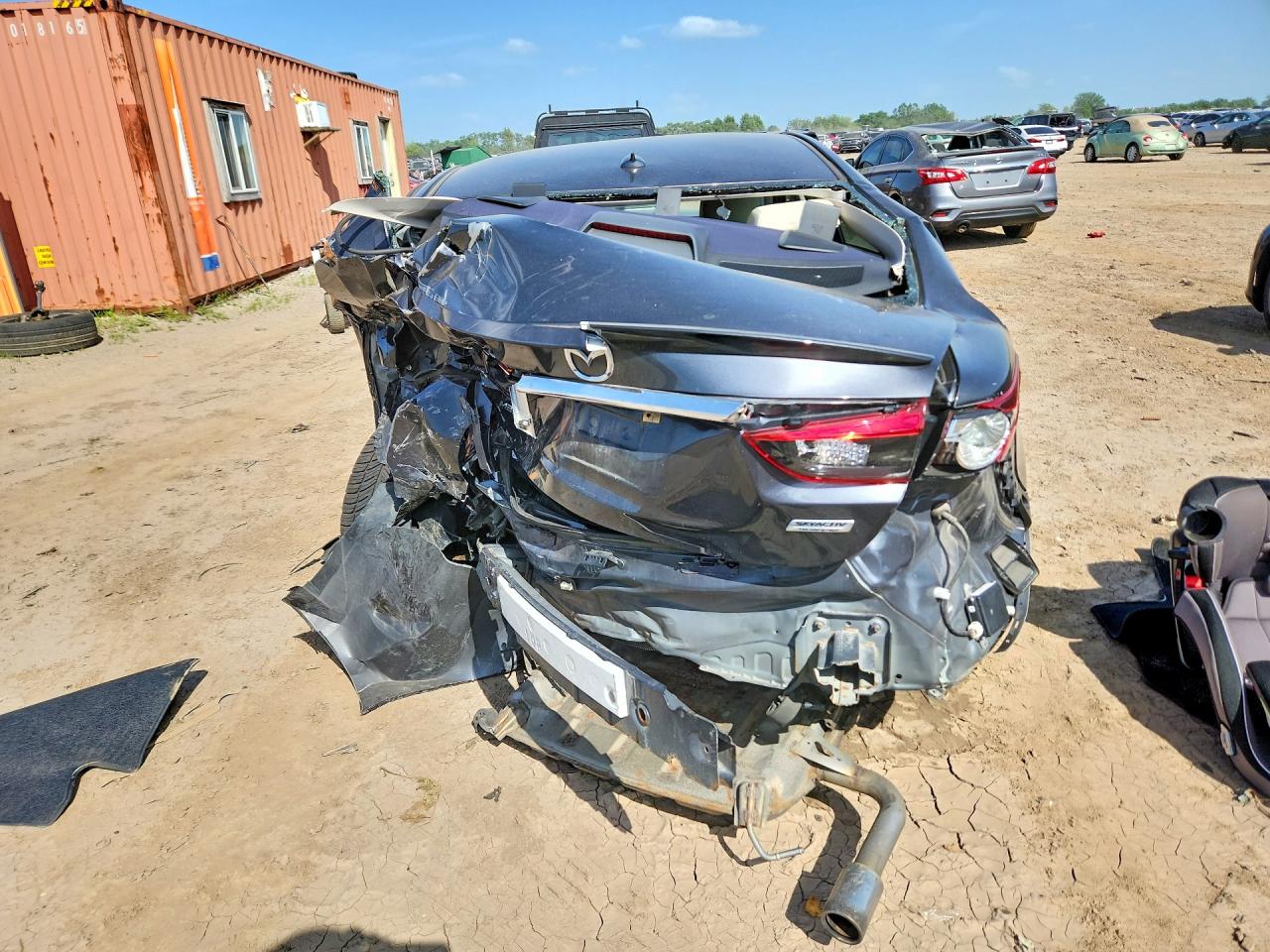 2015 Mazda 6 Grand Touring Charcoal vin: JM1GJ1W51F1213076