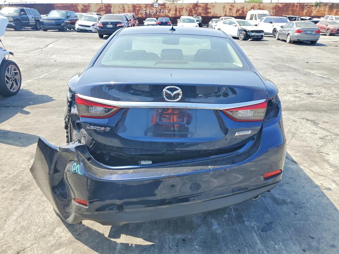 2015 Mazda 6 Grand Touring Blue vin: JM1GJ1W51F1214325