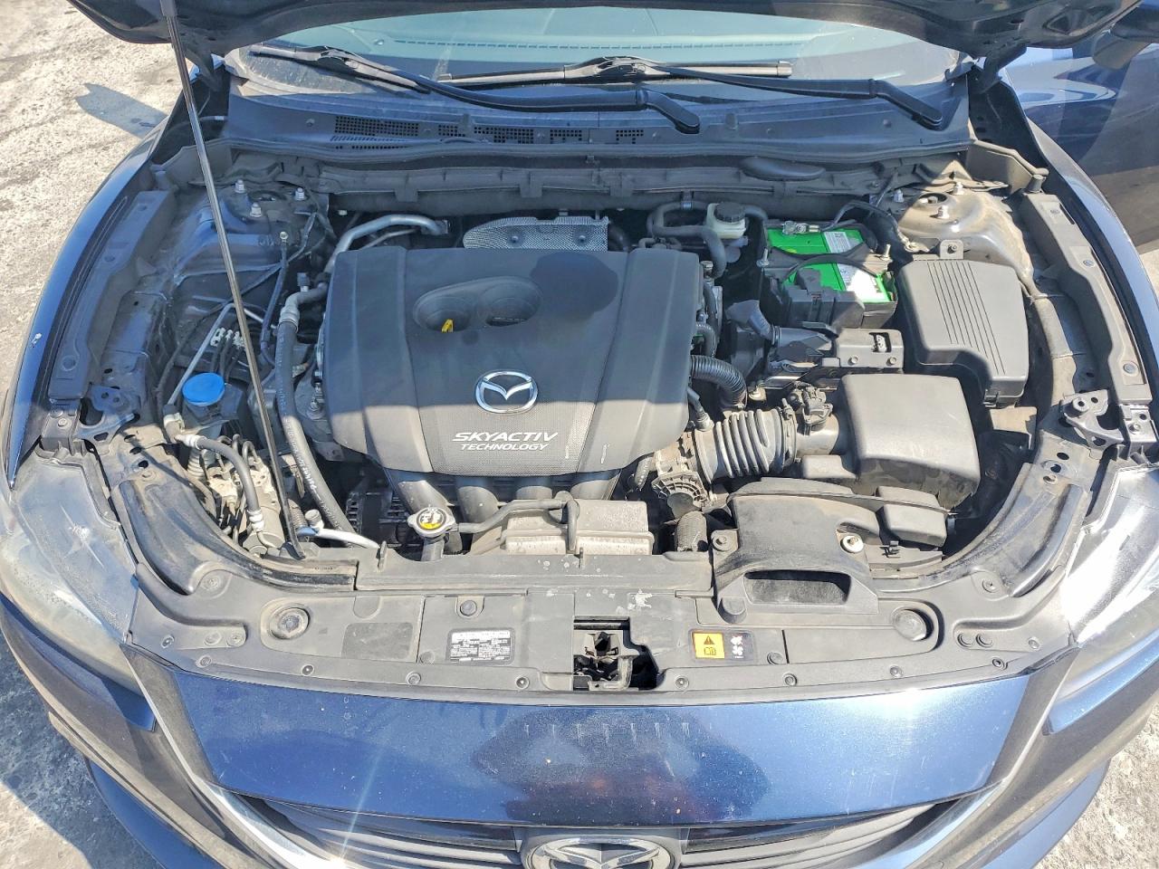 2015 Mazda 6 Grand Touring Blue vin: JM1GJ1W51F1214325