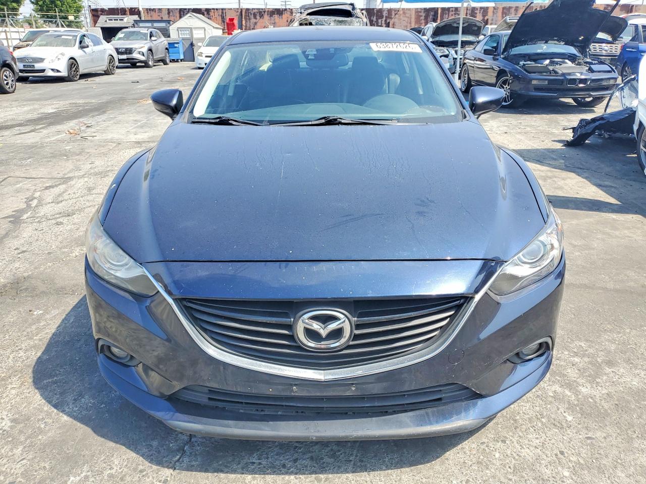 2015 Mazda 6 Grand Touring Blue vin: JM1GJ1W51F1214325