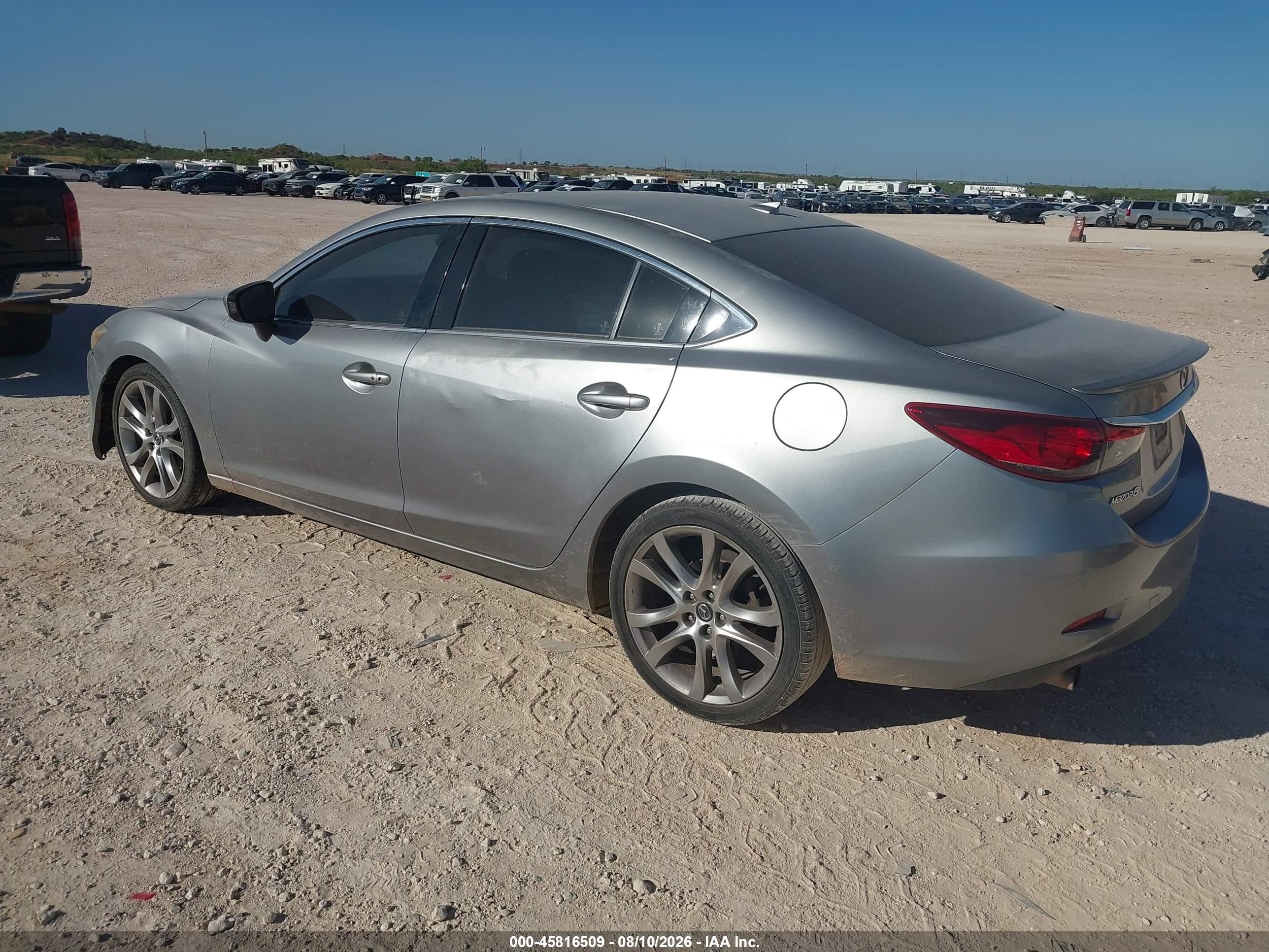 2014 Mazda Mazda6 I Grand Touring Silver vin: JM1GJ1W52E1102003