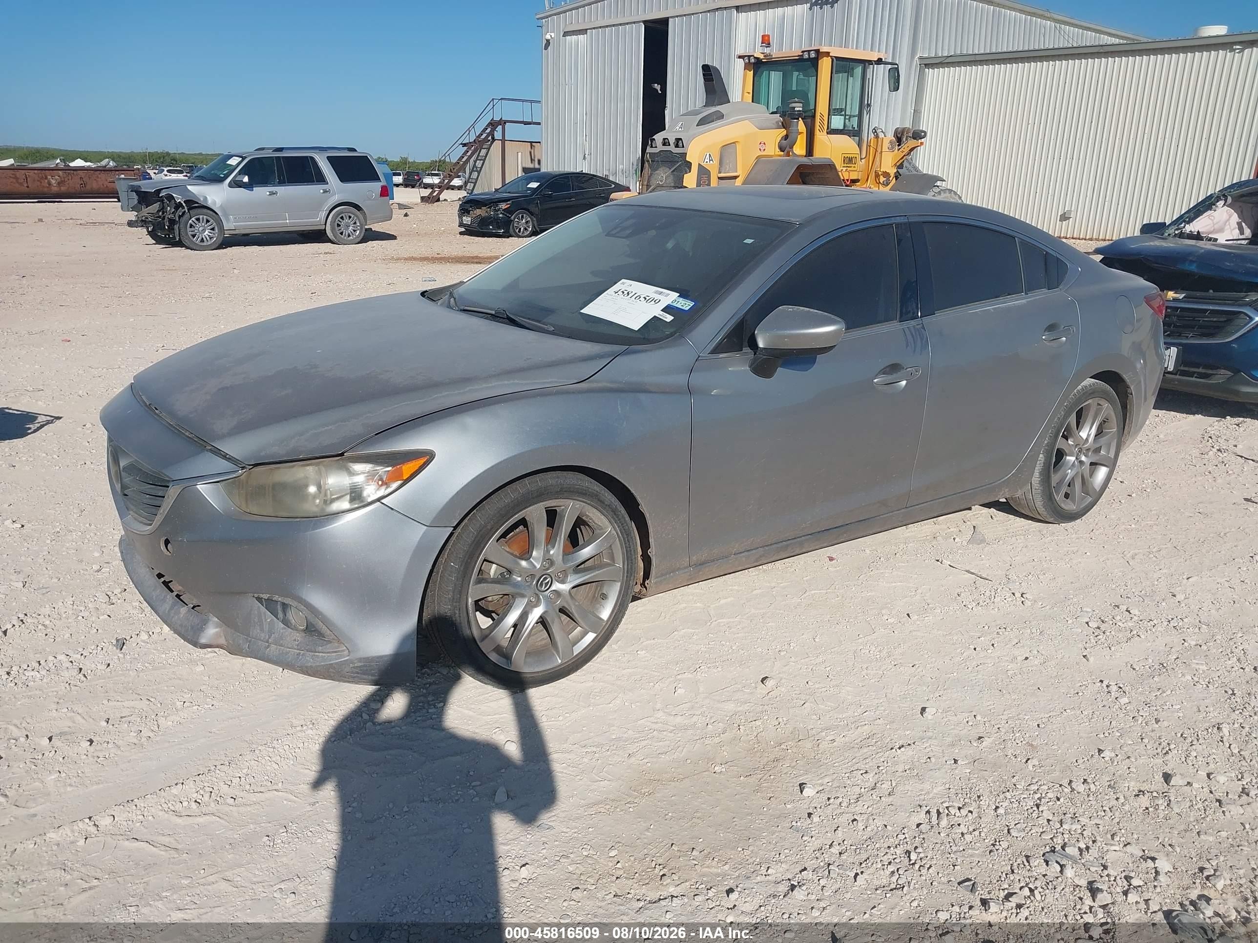 2014 Mazda Mazda6 I Grand Touring Silver vin: JM1GJ1W52E1102003
